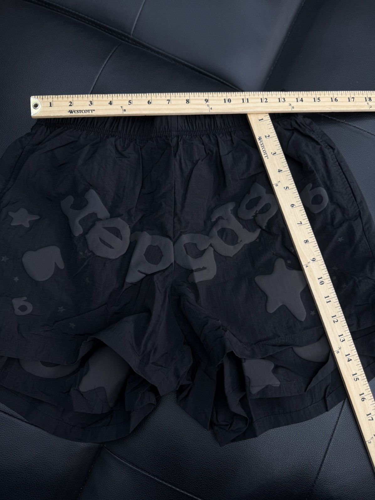 Sp5der Sp5der Double Layer STAR Shorts Size Small (NEW) Black Size US 29 - 6 Thumbnail