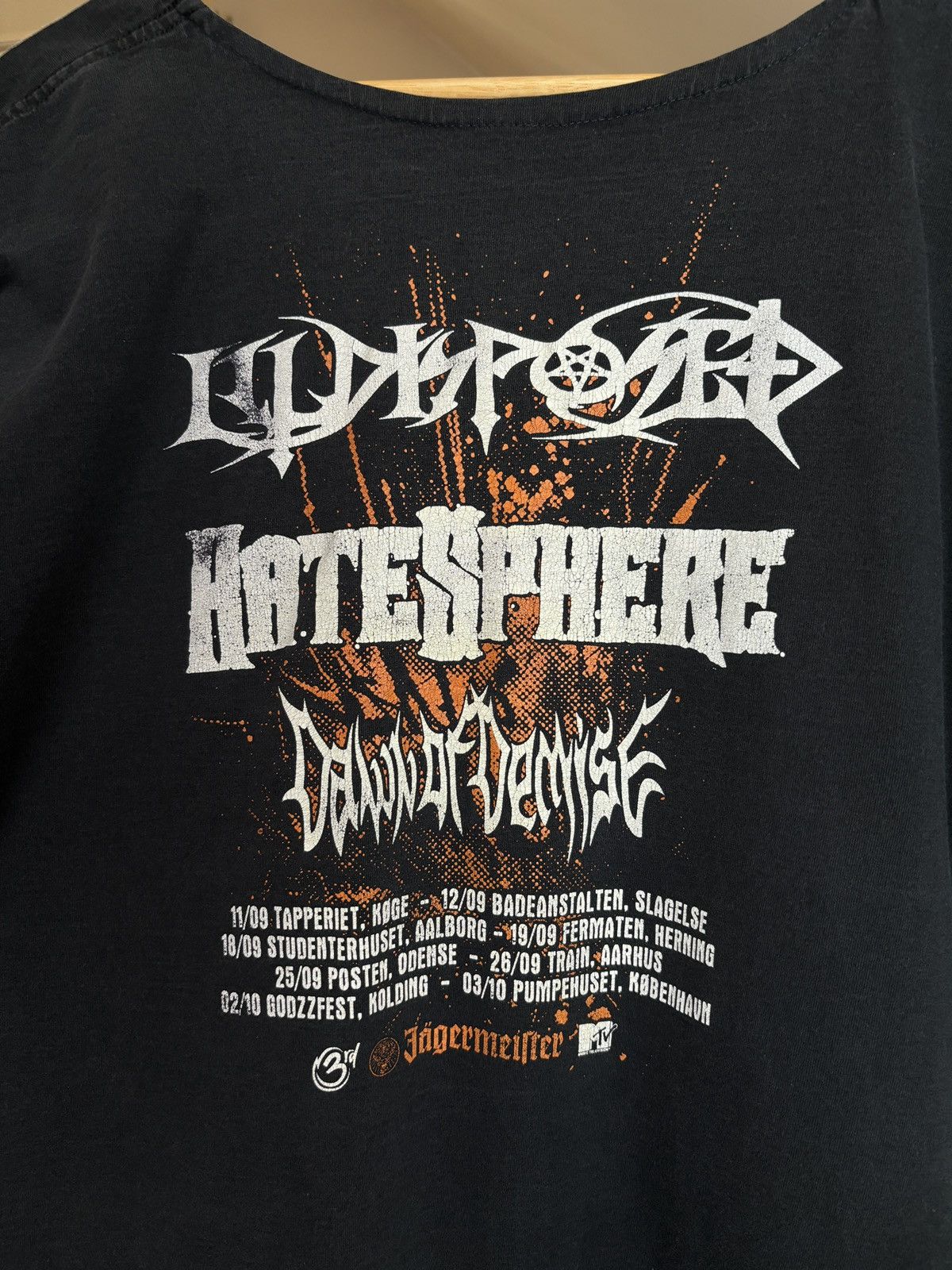 Mtv × Vintage Vintage MTV Headbangers Ball Tour Dawn Of Demise T-Shirt Size US M / EU 48-50 / 2 - 5 Thumbnail