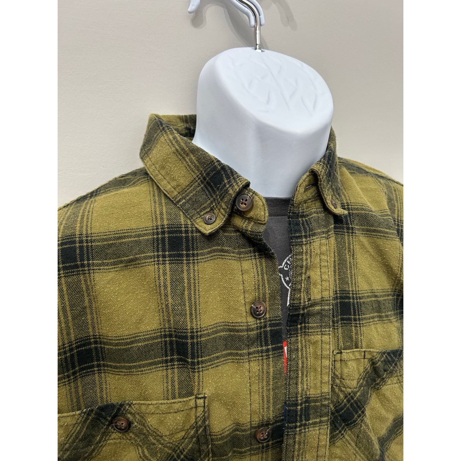 Duluth Trading Company Duluth Trading 40 Grit Green Black Flannel Work Shirt M Size US M / EU 48-50 / 2 - 4 Thumbnail