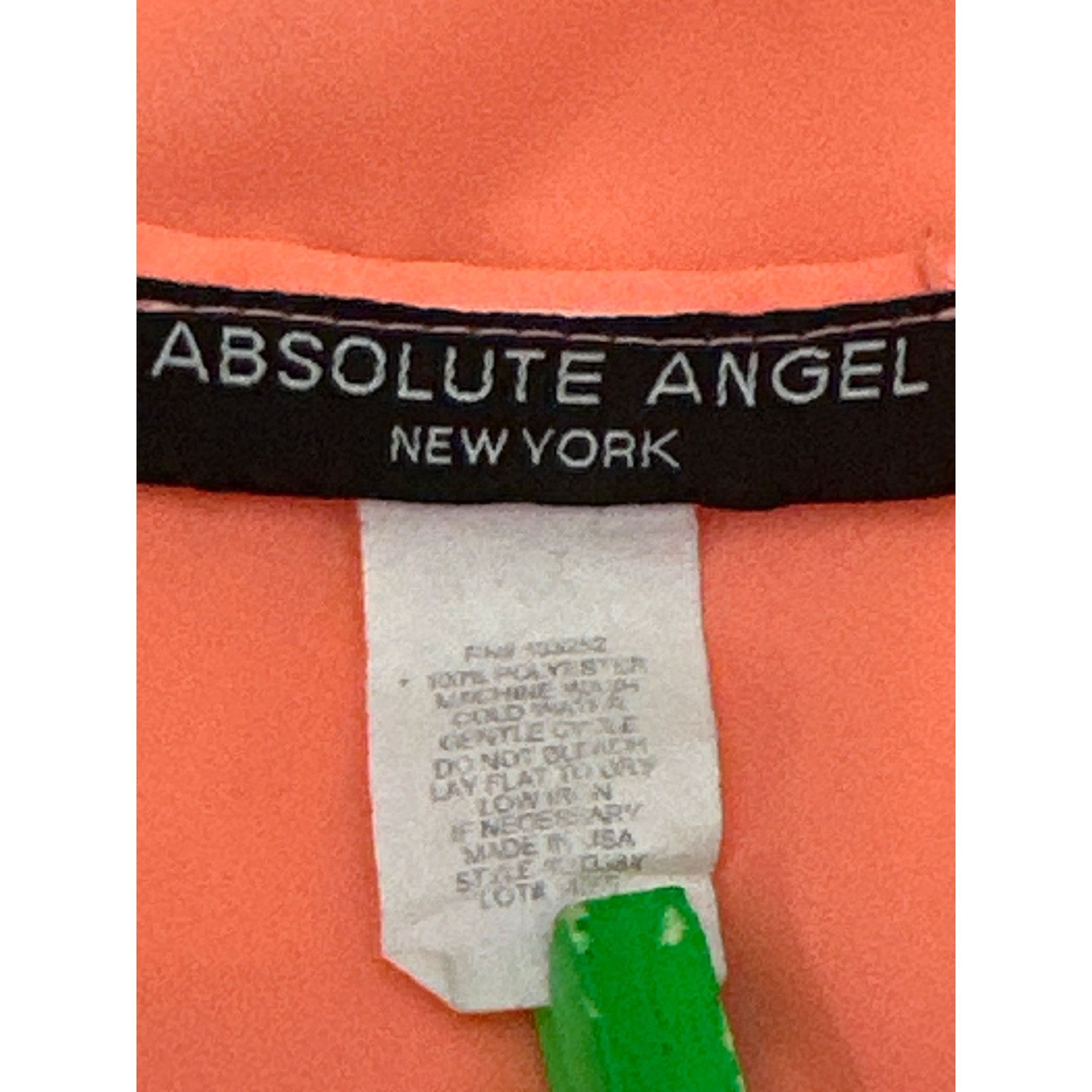Other Absolute Angel New York Coral Sheer Blouse Medium Trendy Sty Size M / US 6-8 / IT 42-44 - 4 Thumbnail