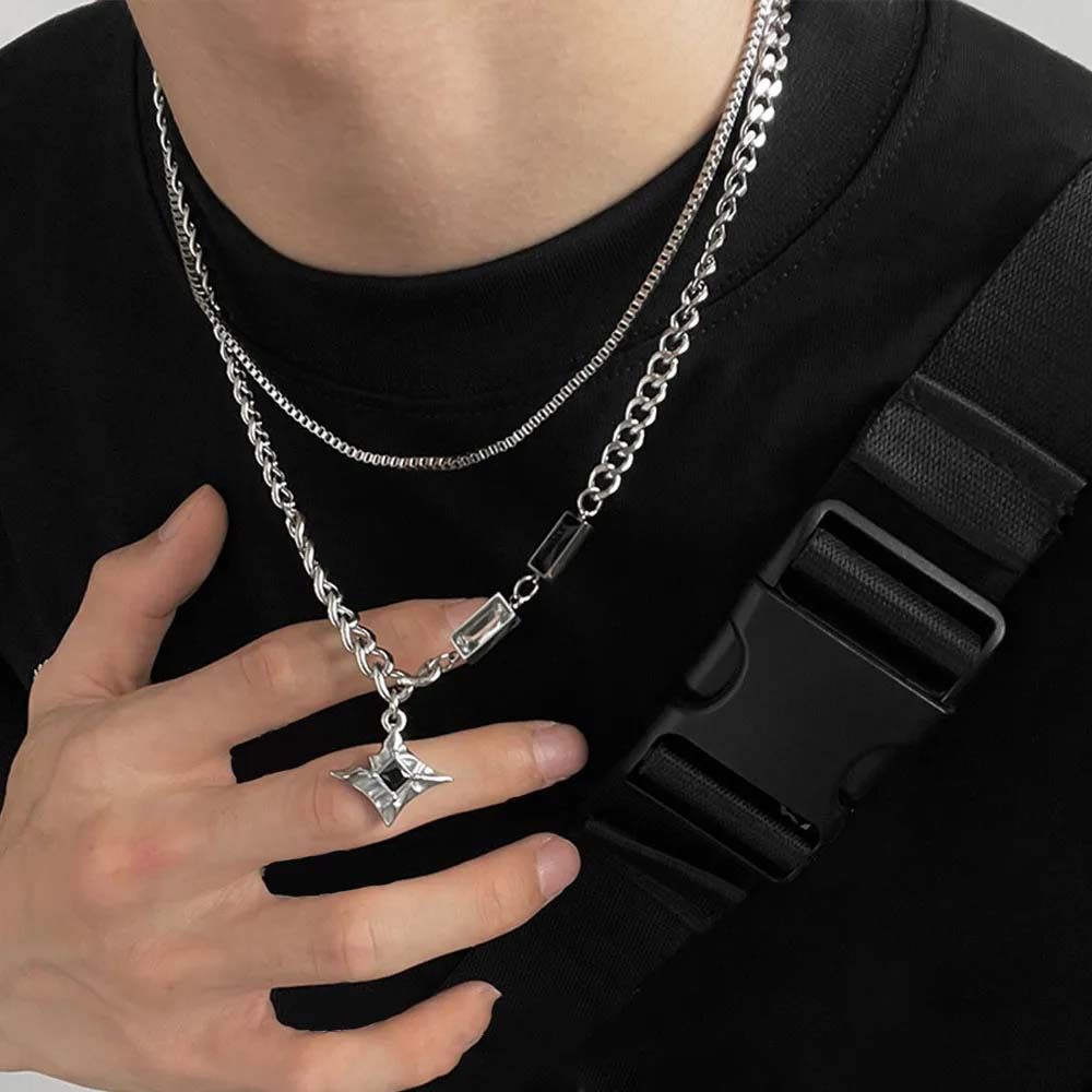 Jewelry Multilayer Chunky Chain Necklace Size ONE SIZE - 1 Thumbnail