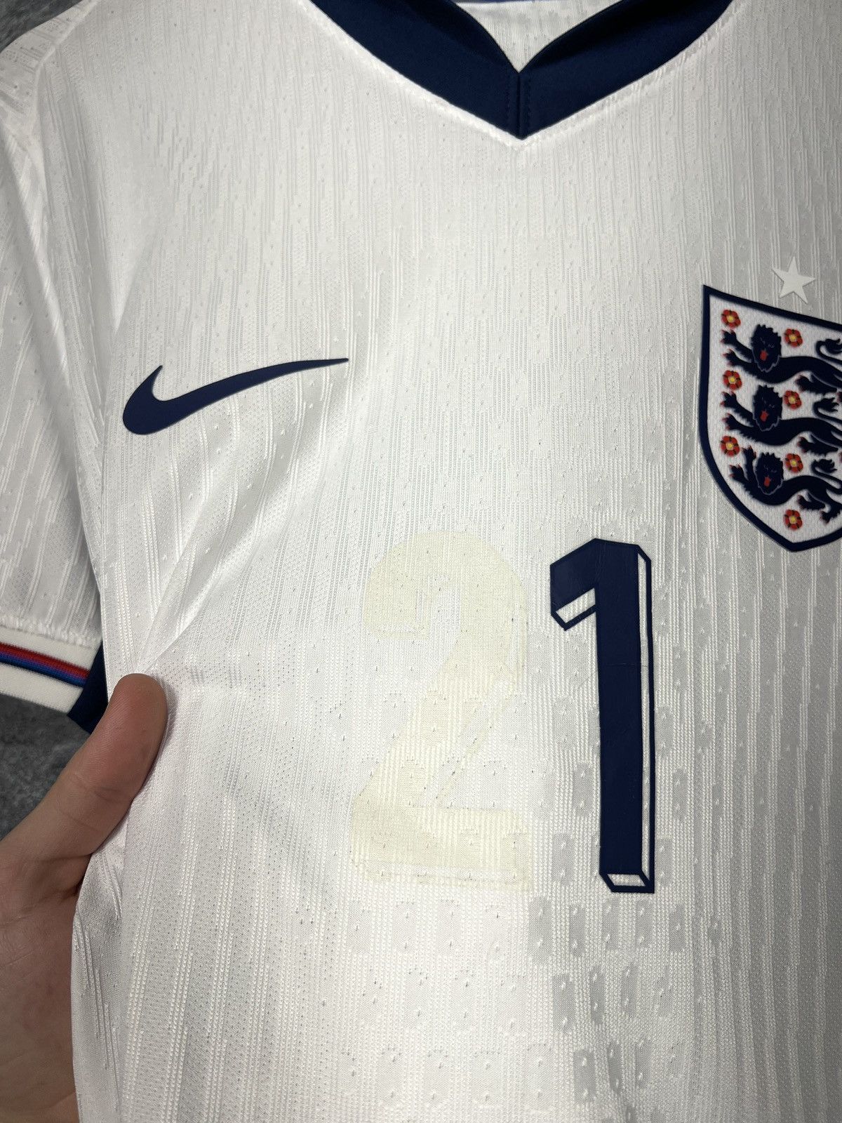 Nike Player Issue Nike England 2024 #21 Eze Jersey Kit Size US S / EU 44-46 / 1 - 6 Thumbnail