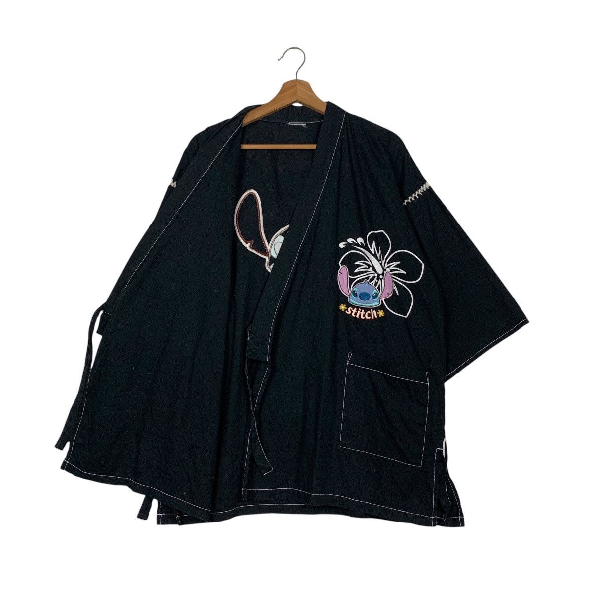 Japanese Brand LILO & STITCH Aloha Big Logo Graphics Kimono #2330-C104 Size US L / EU 52-54 / 3 - 9 Thumbnail