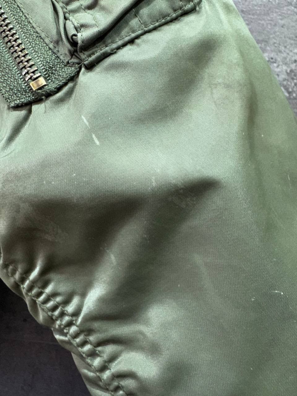 Other Vintage MA-1 Flight Bomber Jacket Reversible Green Orange Size US L / EU 52-54 / 3 - 12 Thumbnail
