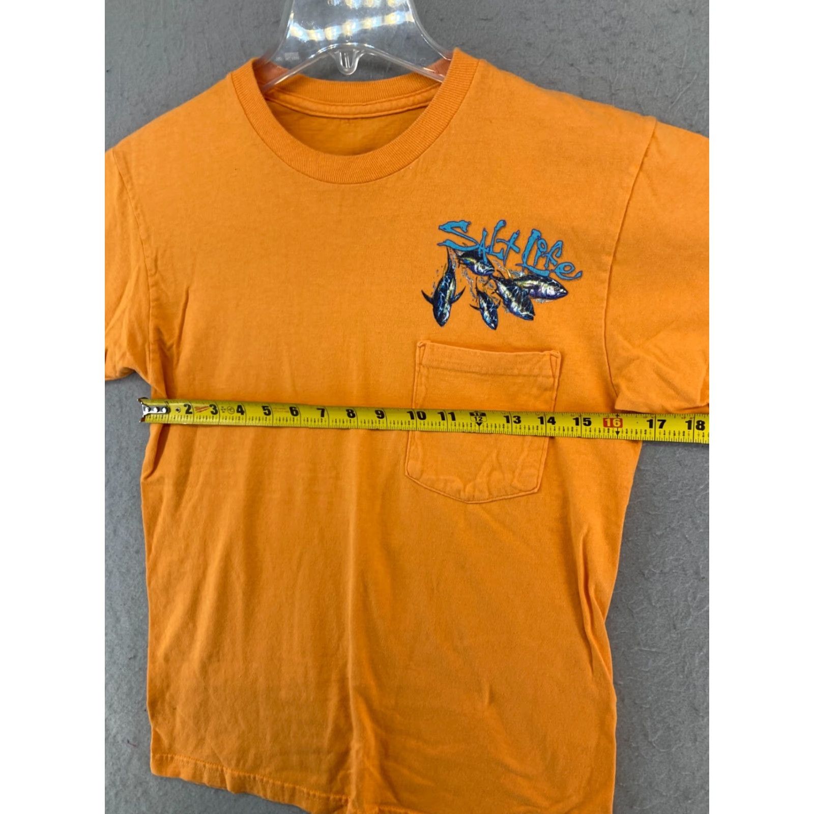 Vintage Salt Life Men's T-Shirt Small Orange Sailfish Graphic Pocket Outdoor Cotton Jersey 2020s Men Size US S / EU 44-46 / 1 - 2 Thumbnail
