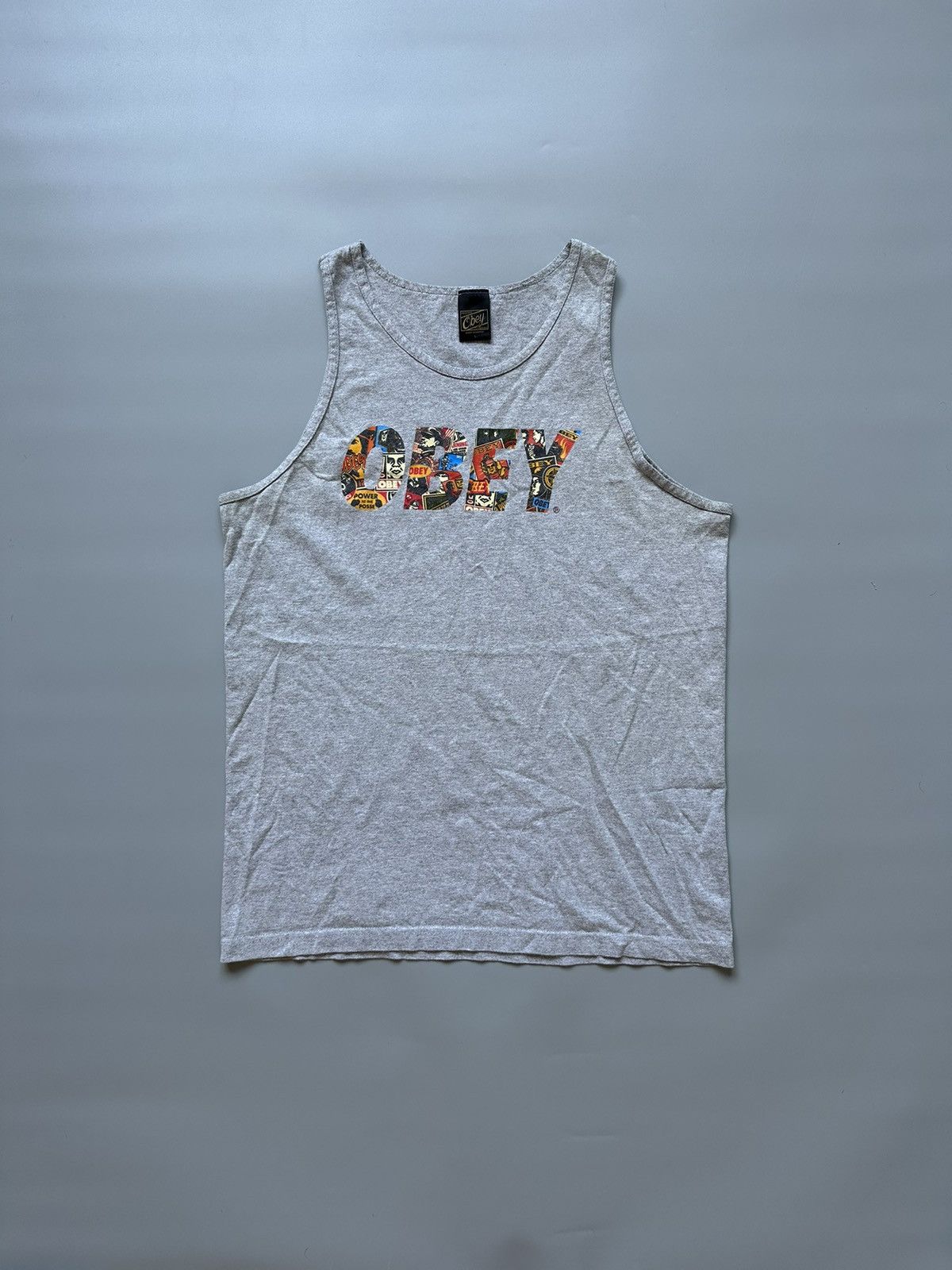 Obey Vintage OBEY Tank Top y2k Graffiti Streetwear Sleeveless Tee Size US L / EU 52-54 / 3 - 1 Thumbnail