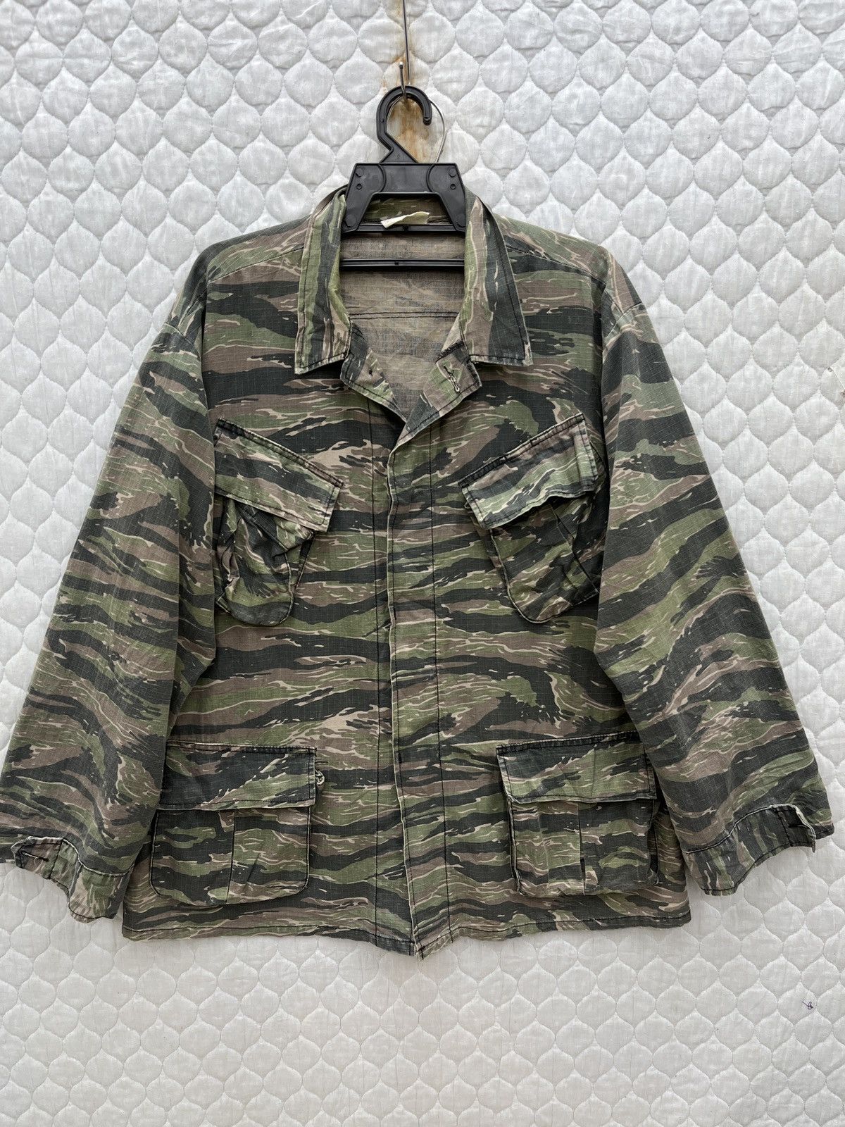 Rothco 🔥🔥🔥STEALS VINTAGE ROTCHO MILITARY TIGER STRIPE JACKET Size US L / EU 52-54 / 3 - 1 Thumbnail