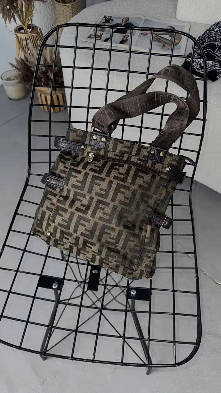 Fendi Fendi Hand Bag Zucca Monogram Vintage Very rare ❤️‍🔥 Size ONE SIZE - 6 Thumbnail