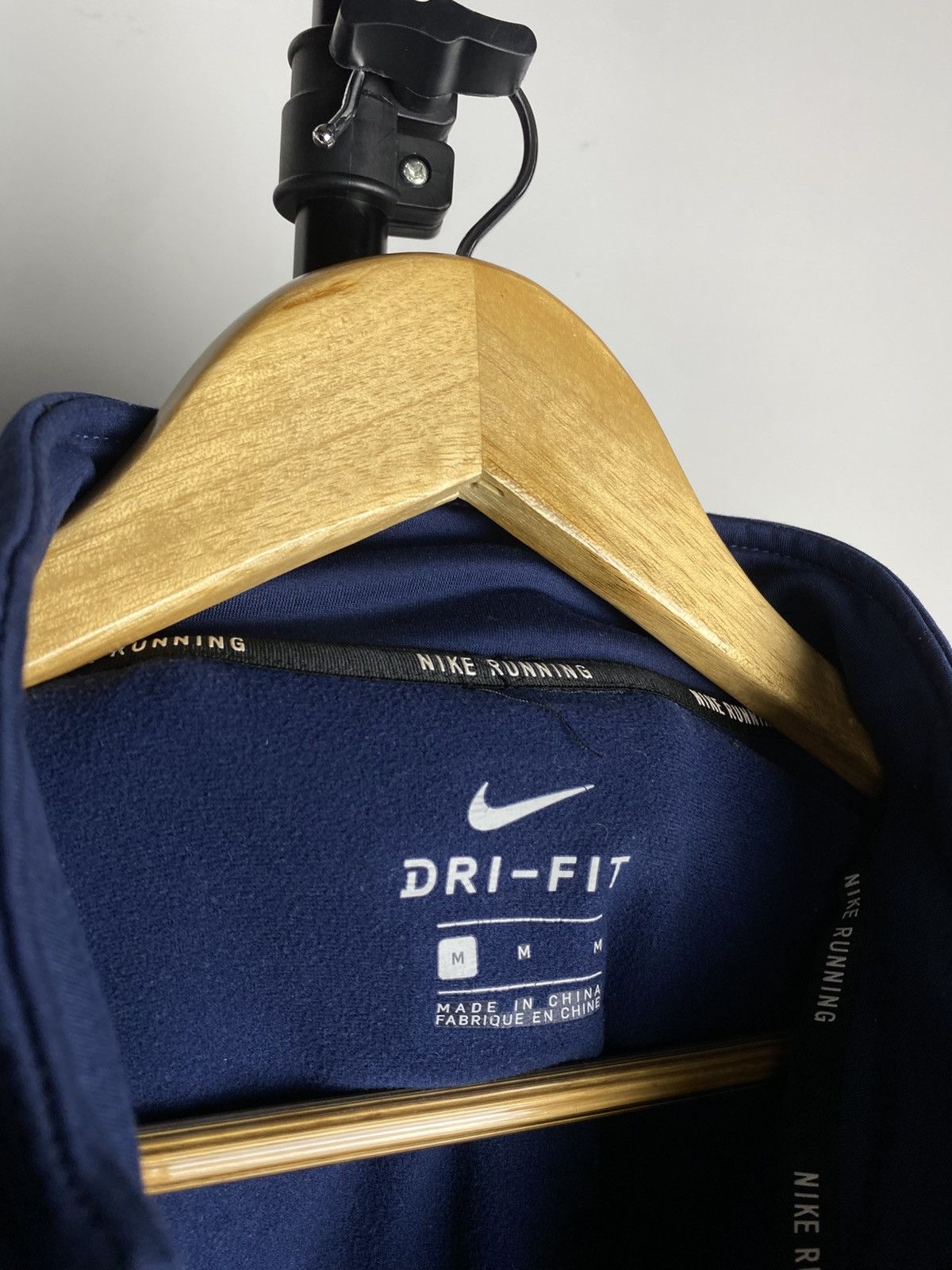 Nike × Vintage Vintage Zip 1/4Nike Mini Swoosh Embroidery Logo Sweatshirt Size US M / EU 48-50 / 2 - 4 Thumbnail