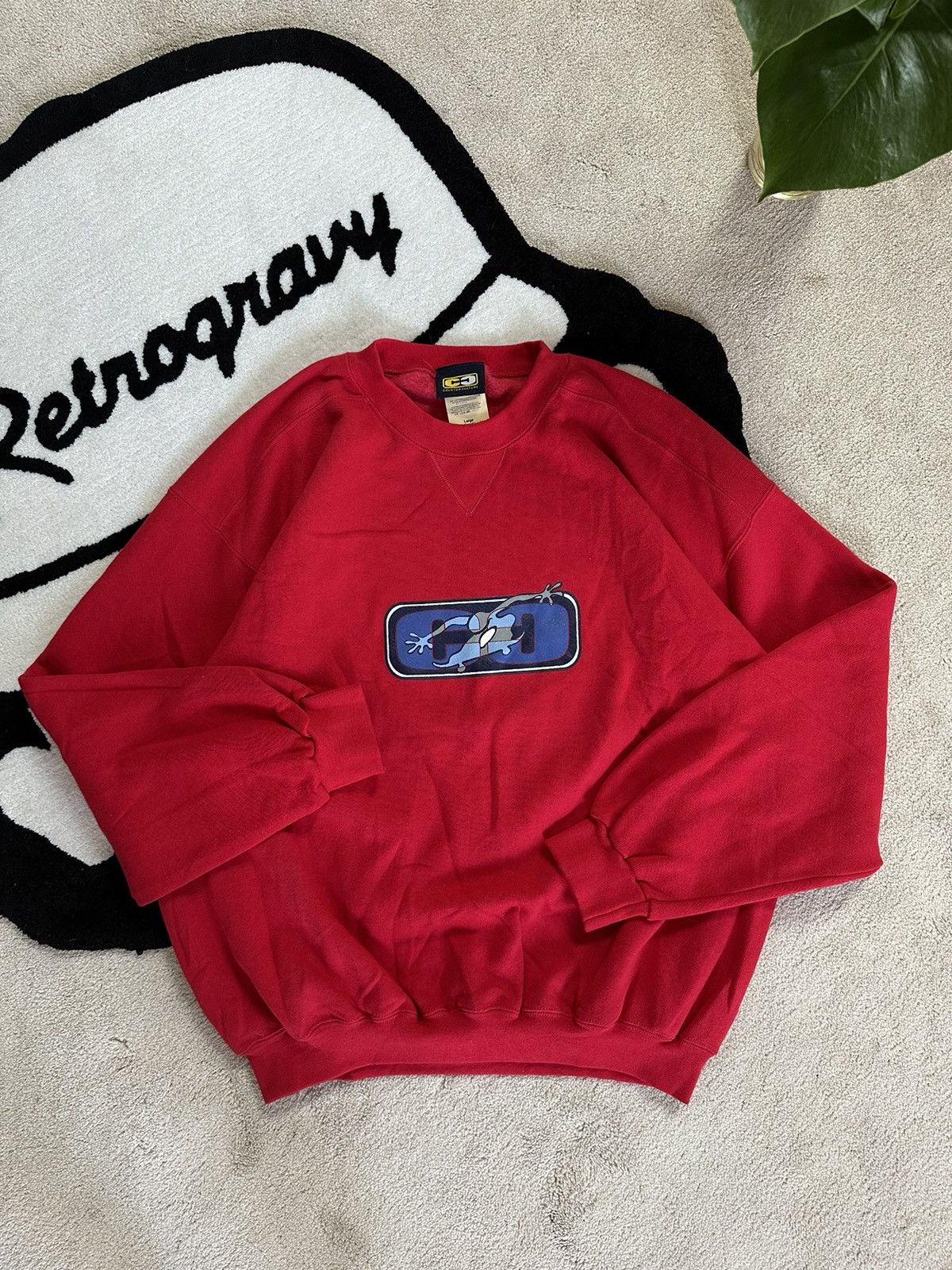 Japanese Brand × Vintage Vintage 90's Y2K Counter Culture Crewneck USA Grunge Skate Size US L / EU 52-54 / 3 - 1 Thumbnail