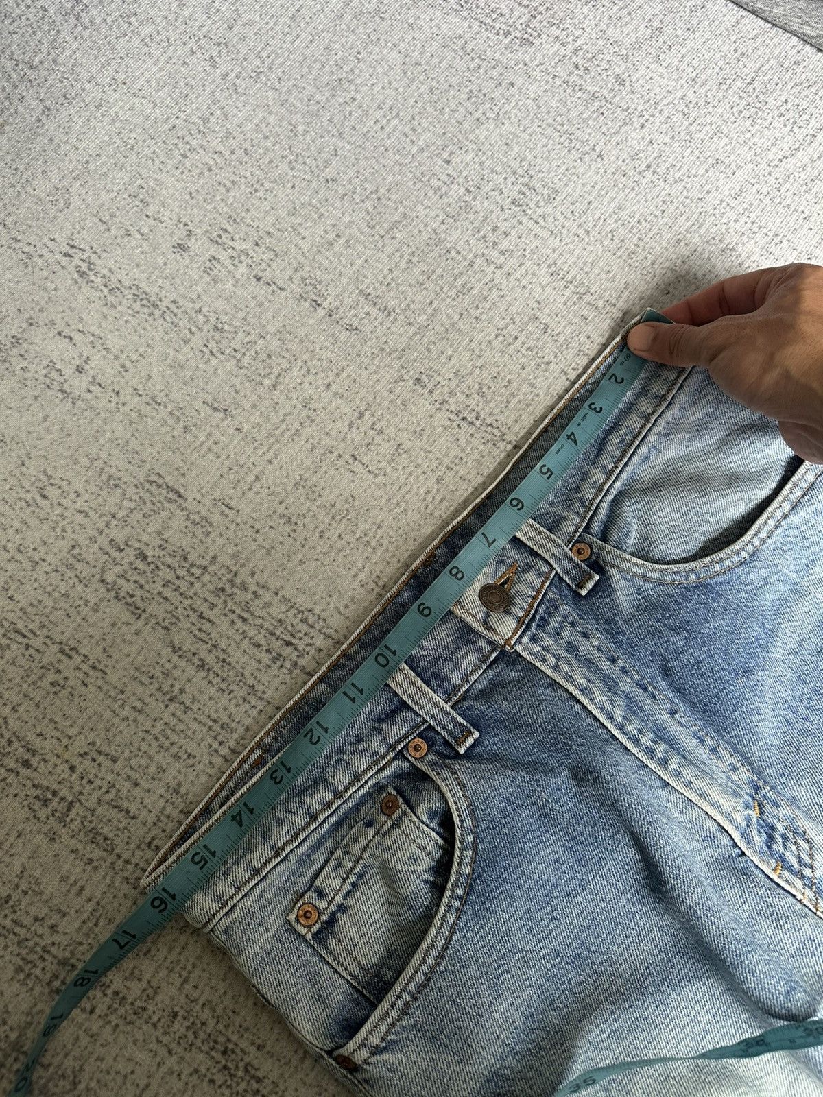 Levi's × Levi's Vintage Clothing × Vintage Vintage 90s Levi’s 517 Washed Blue Jeans Size US 31 - 19 Thumbnail