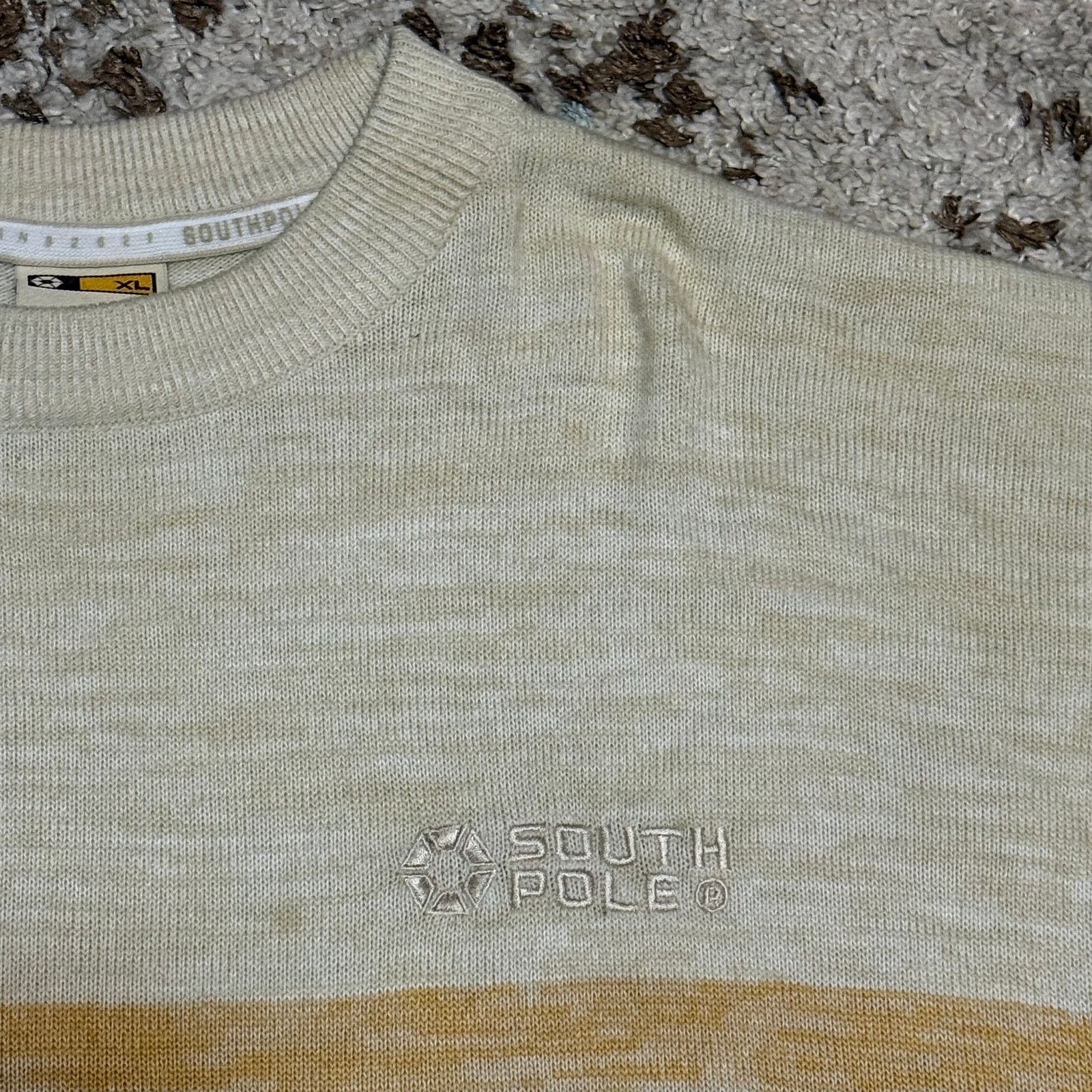 Southpole Vintage Southpole Short Sleeve Sweater Shirt XL Oversized Size US XL / EU 56 / 4 - 2 Thumbnail