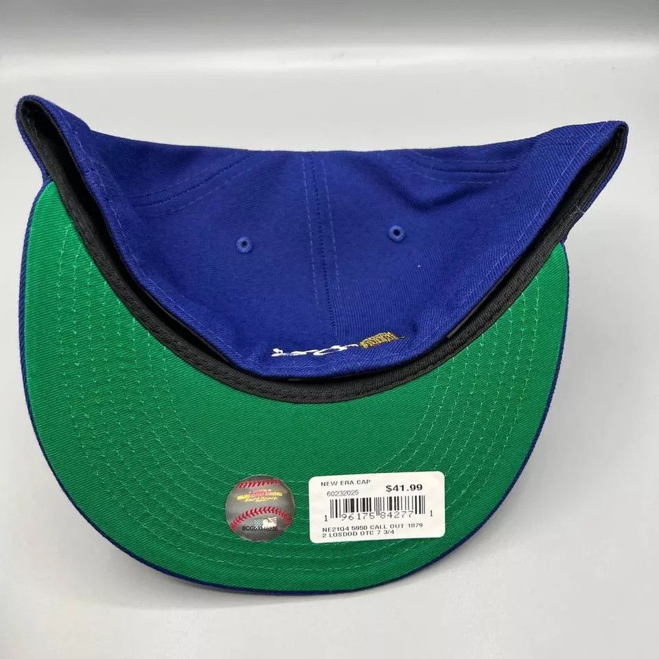 New Era Los Angeles LA Dodgers Hat Men 7 3/4 World Series Fitted Cap Size ONE SIZE - 6 Thumbnail