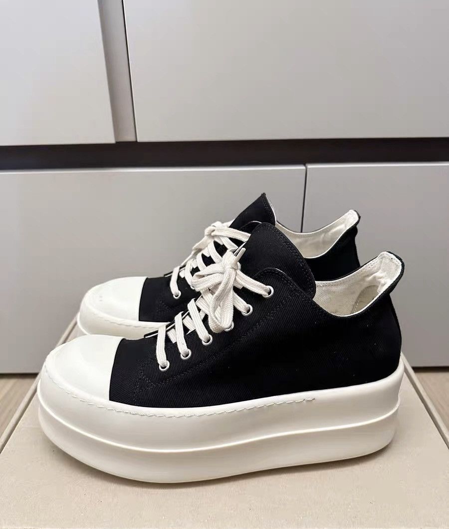 Rick Owens Drkshdw Rick Owens DRKSHDW Platform Low Top Size US 9.5 / EU 42-43 - 2 Thumbnail
