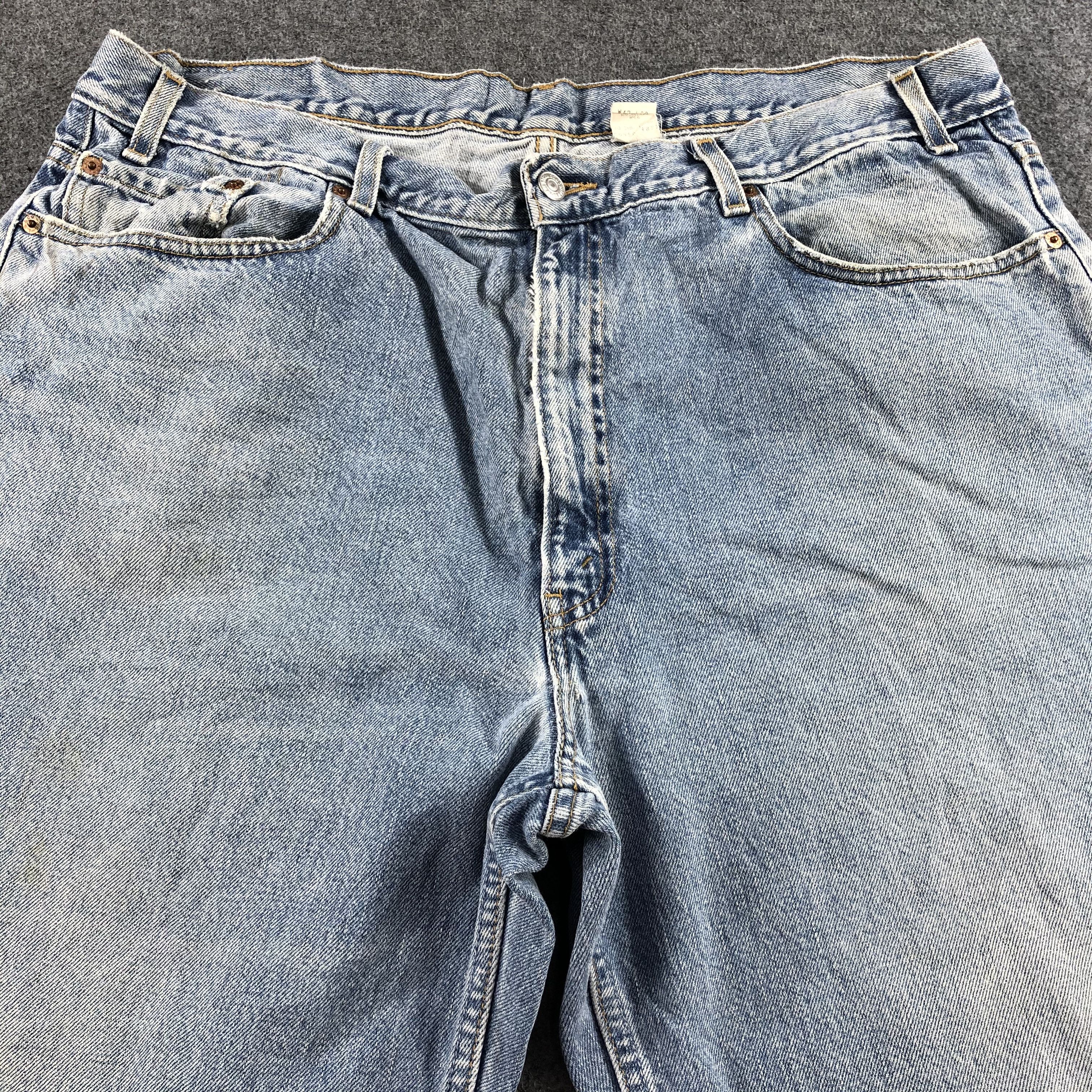 Levi's 90s Vintage Blue Wash Levis 550 Jeans-J2332 Size US 41 - 3 Thumbnail