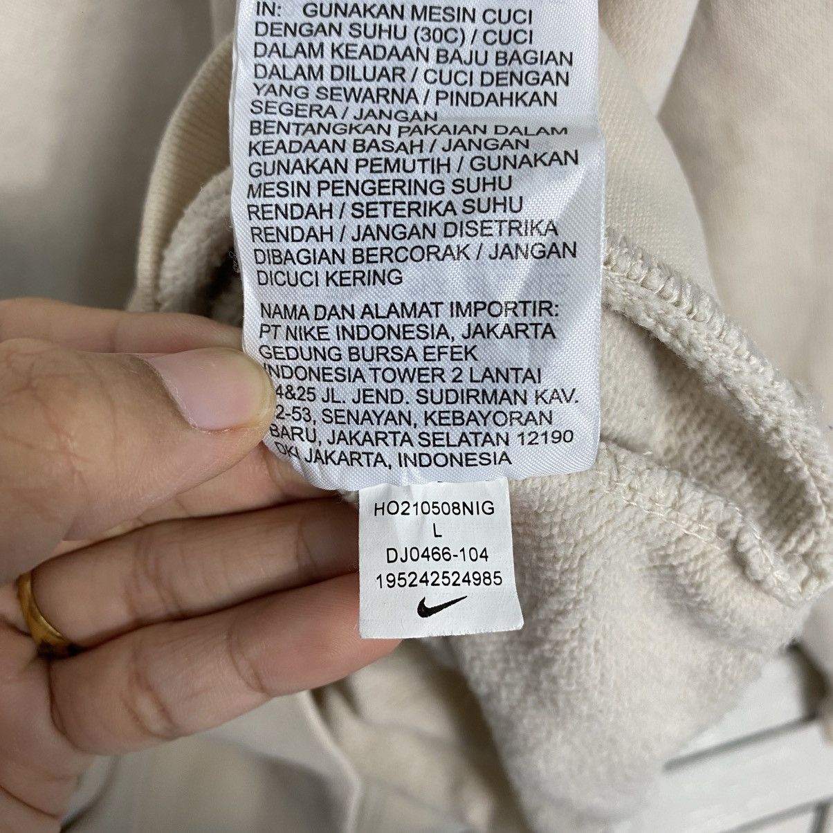Nike 📌Jumper Sweatshirt Nike Big Style Swoosh Logo Size US L / EU 52-54 / 3 - 23 Thumbnail