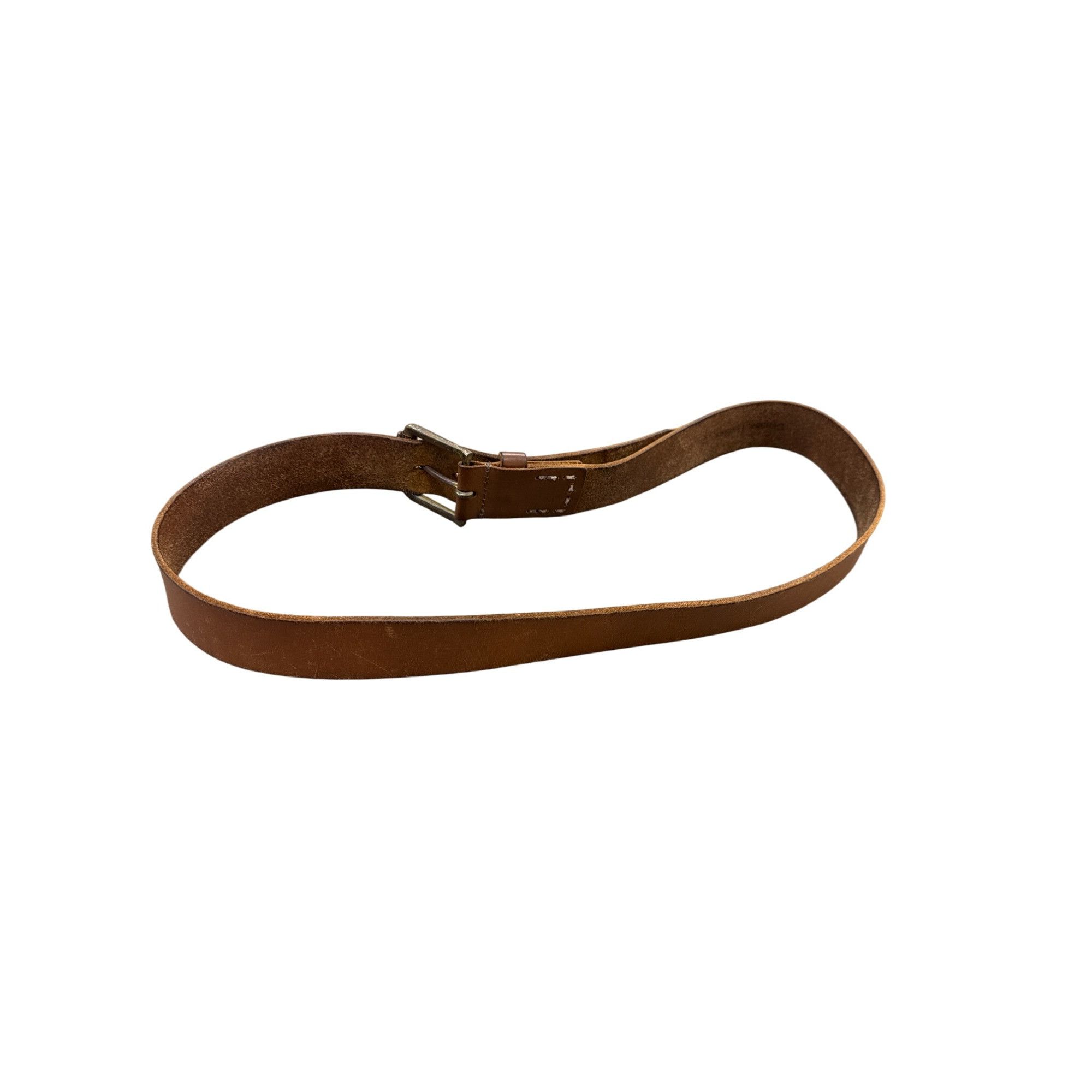 Timberland Timberland Mens Brown Leather Buckle Belt 40x1.5 SKU 6943 Size 40 - 6 Thumbnail
