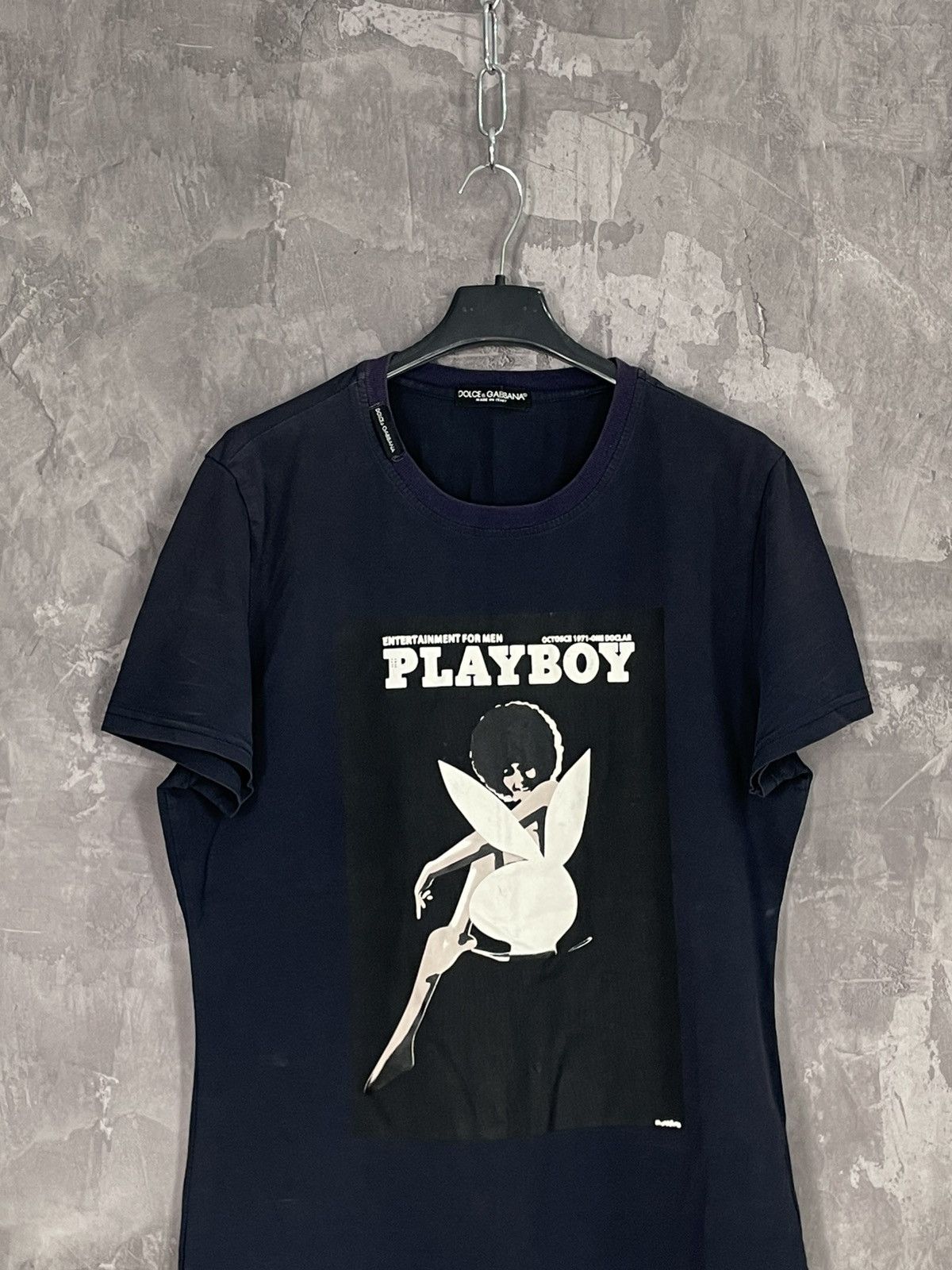 Dolce & Gabbana × Playboy Playboy Dolce&Gabbana Brown t-shirt Big logo Size US M / EU 48-50 / 2 - 2 Thumbnail