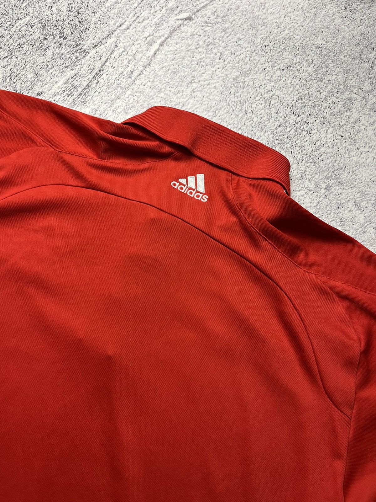Adidas Men’s Vintage Adidas England Cricket Polo T-shirt Red Size US M / EU 48-50 / 2 - 22 Thumbnail