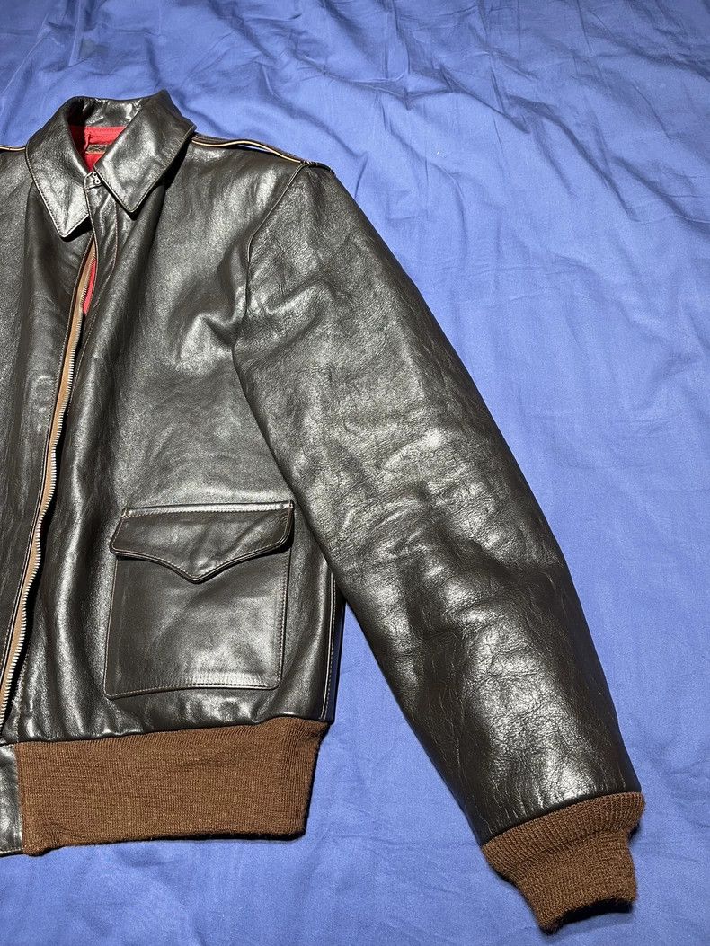 The Real McCoy's THE REAL McCOY'S TYPE A-2 RED SILK Premium Flight Jacket 25 Size US XXL / EU 58 / 5 - 6 Thumbnail