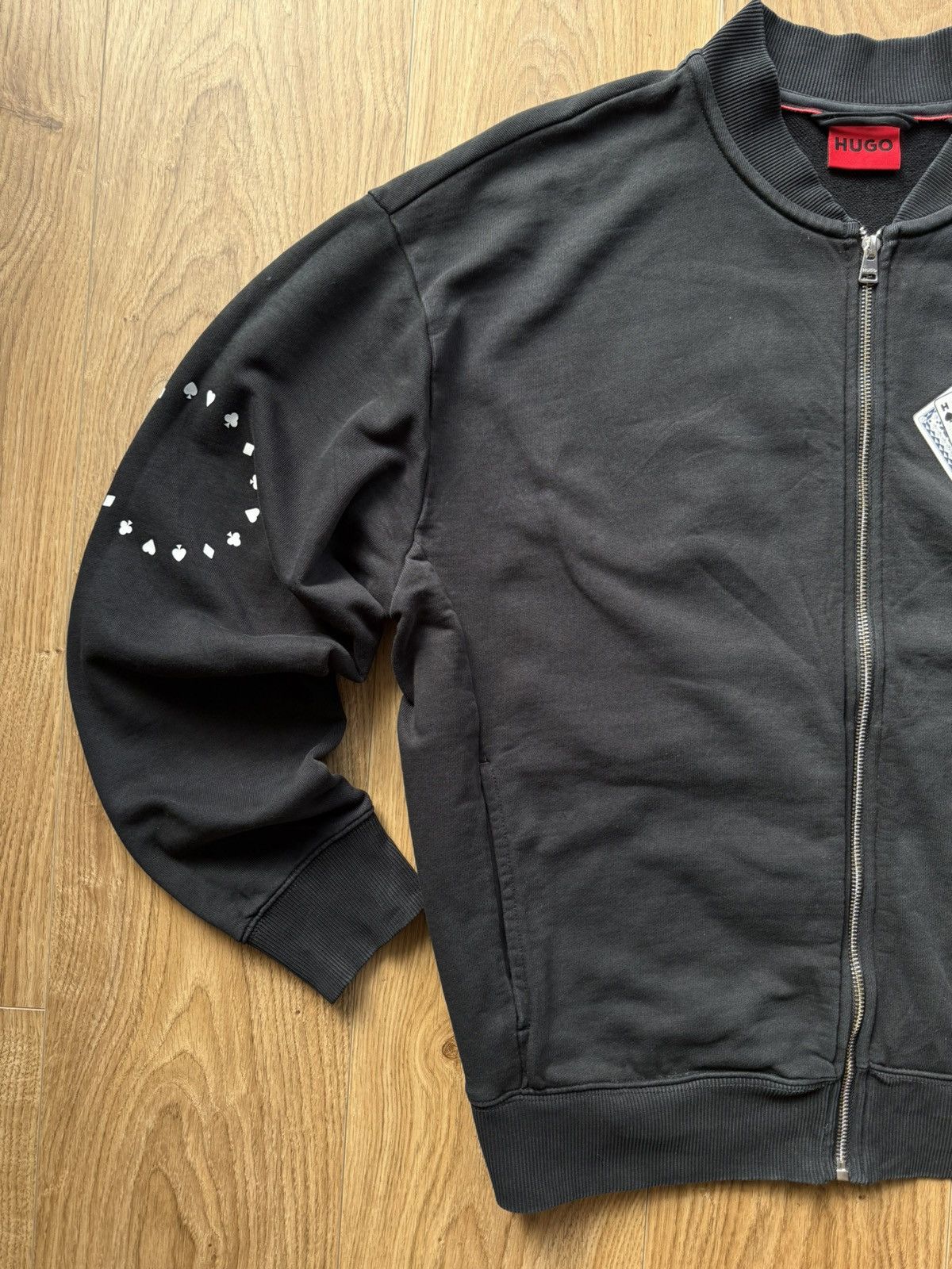 Hugo Boss Hugo Full House Bomber Sweatshirt Black | M-L | Zip Size US M / EU 48-50 / 2 - 9 Thumbnail