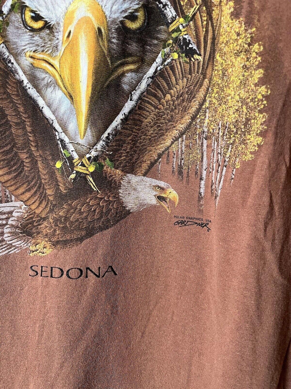 Gildan × Vintage Vintage Sedona Arizona Bald Eagle T-shirt XL Polar Graphics Size US XL / EU 56 / 4 - 3 Thumbnail