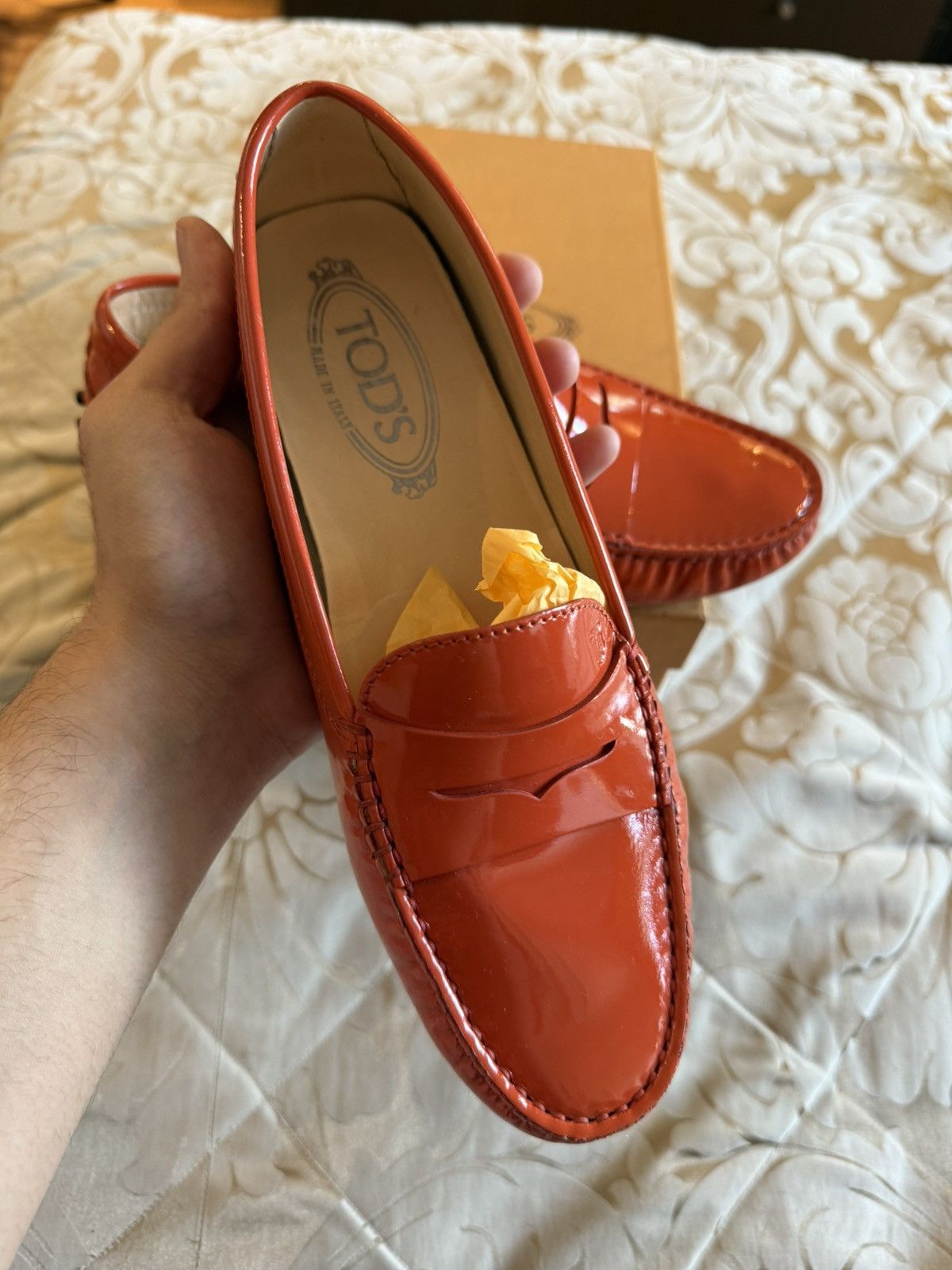 Tod's Tod`s Womans Brown Leather Driving Shoe Moc Toe Loafer FR 36 Size US 8 / IT 38 - 5 Thumbnail