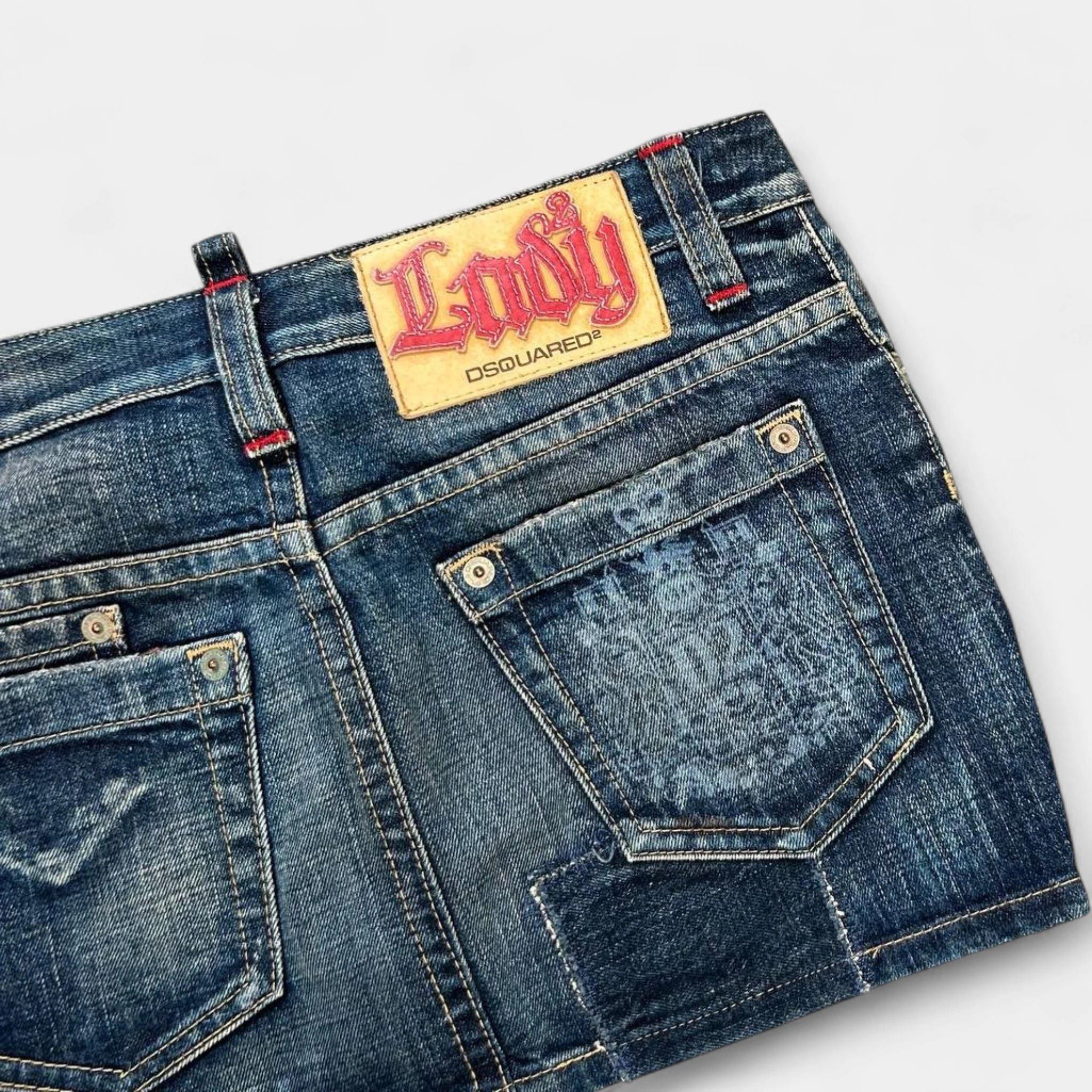 Dsquared2 Dsquared2 Vintage Lady Denim Skirt Size 30" / US 8 / IT 44 - 4 Thumbnail