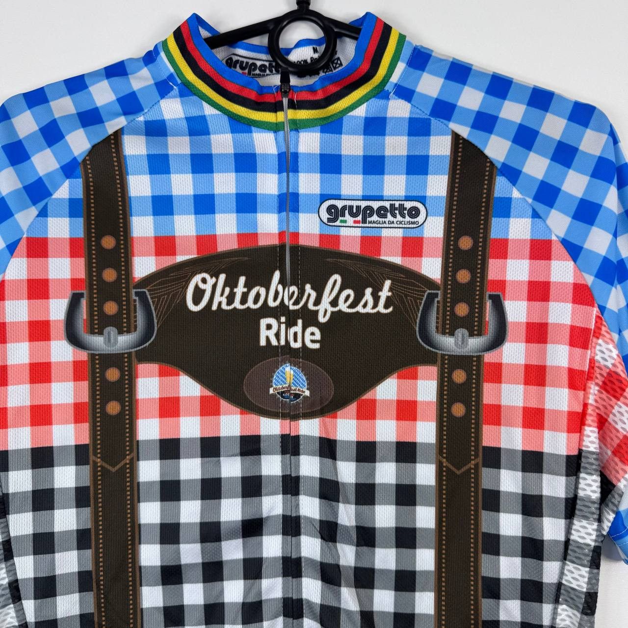 Other Grupetto Oktoberfest Cycling Jersey Beer Theme Funny M Size US M / EU 48-50 / 2 - 2 Thumbnail