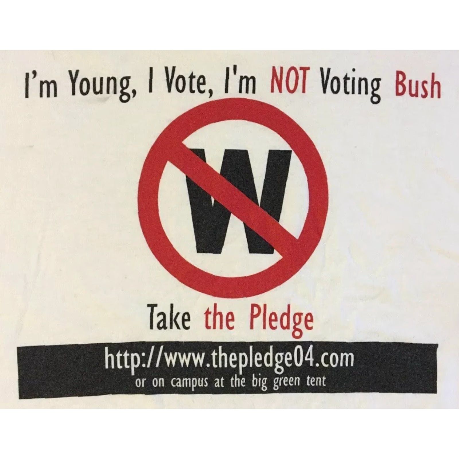 Vintage VINTAGE Im Not Voting George Bush Faded Shirt L Politics Funny Joke Government Y2K Shirt Men Large White Nike Size US L / EU 52-54 / 3 - 3 Thumbnail