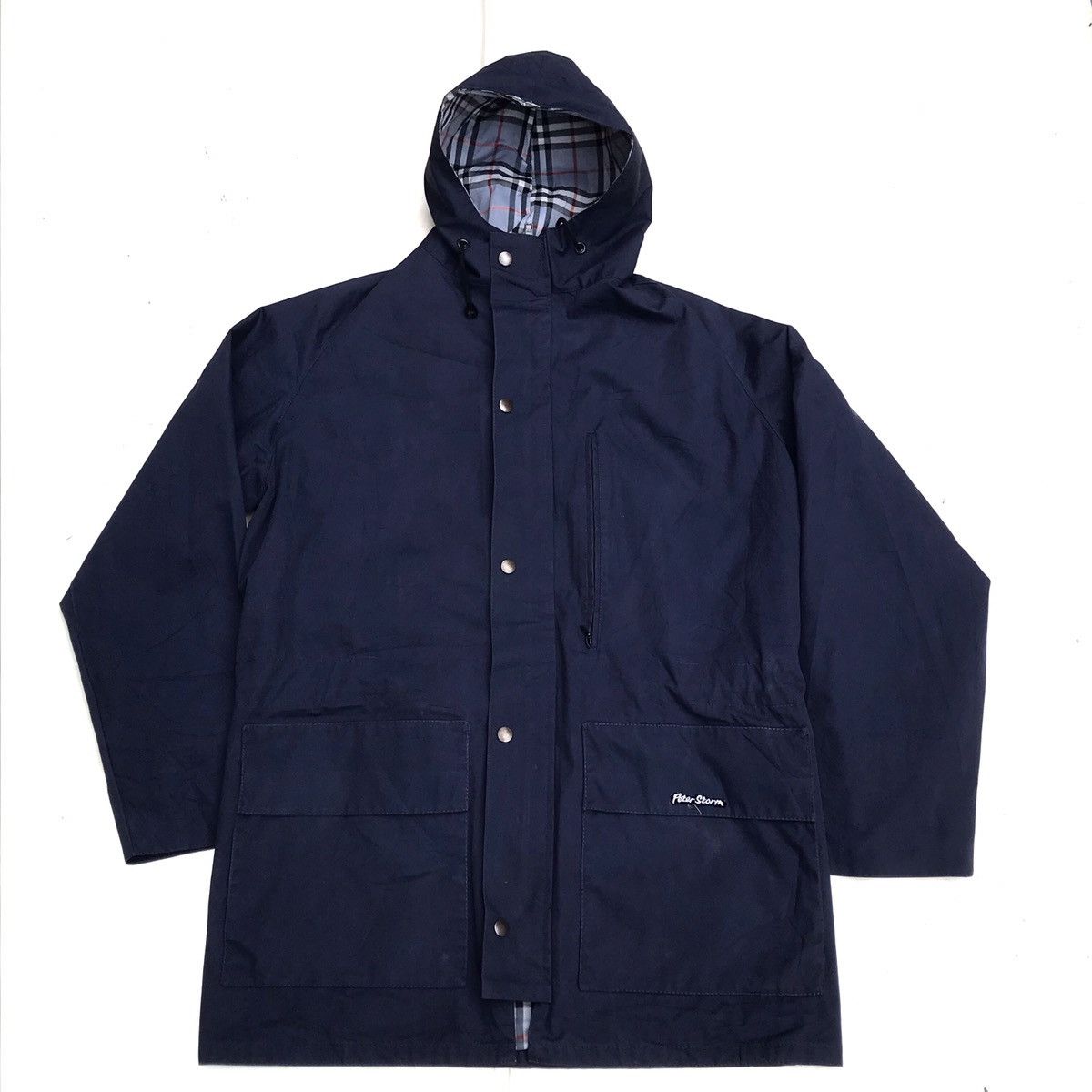 Vintage Peter Storm 70s Hunter hiking Jacket Big Pocket waterproof Size US L / EU 52-54 / 3 - 12 Thumbnail