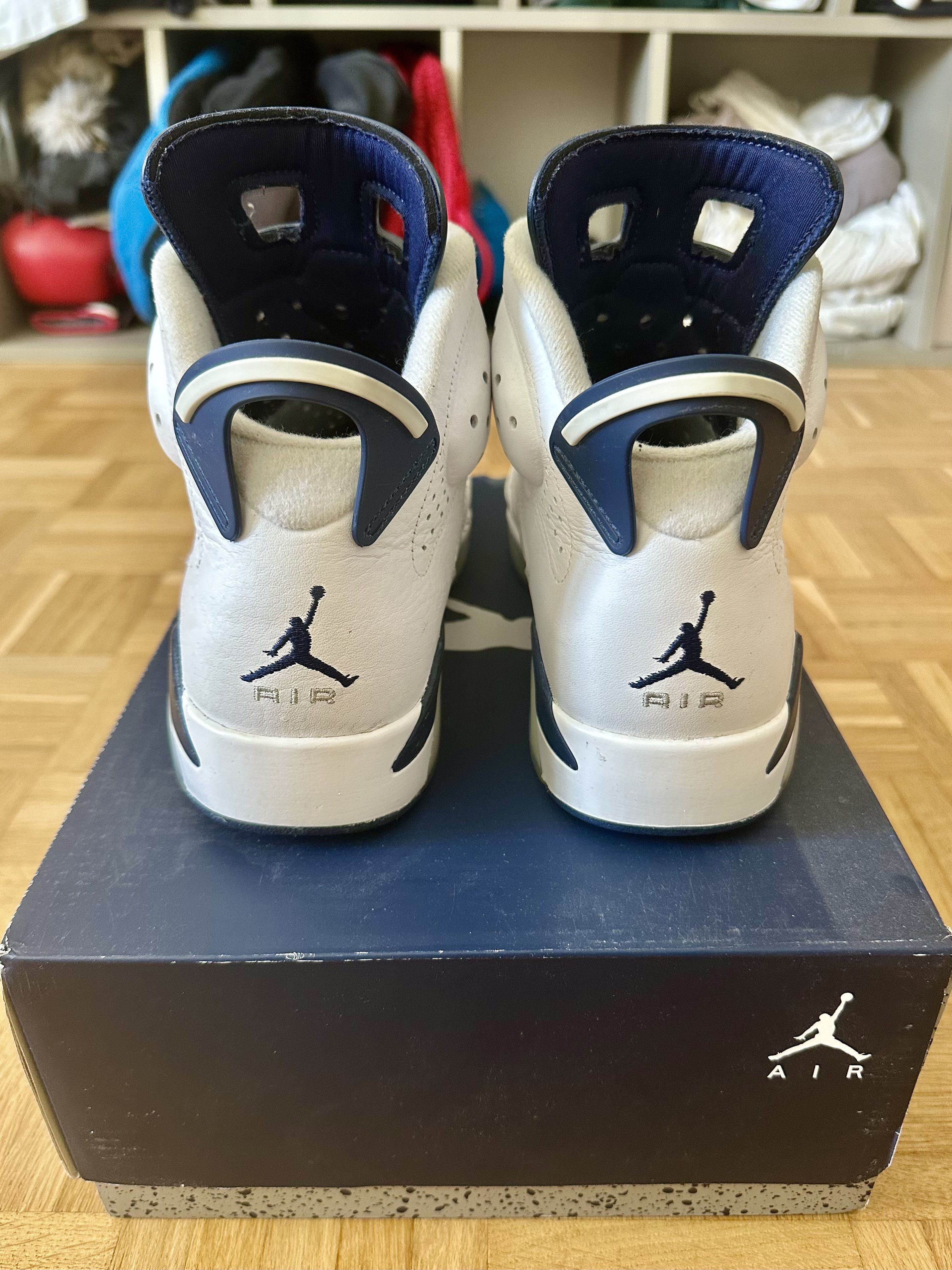 Jordan Brand Air jordan 6 retro white/midnight navy Size US 9 / EU 42 - 4 Thumbnail