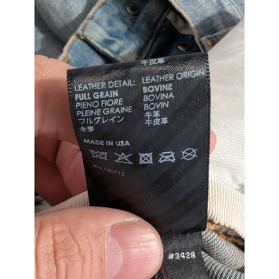 Amiri o1rshd1 Q:2 / Camo Bones Jeans in Clay Indigo Size US 36 / EU 52 - 22 Thumbnail