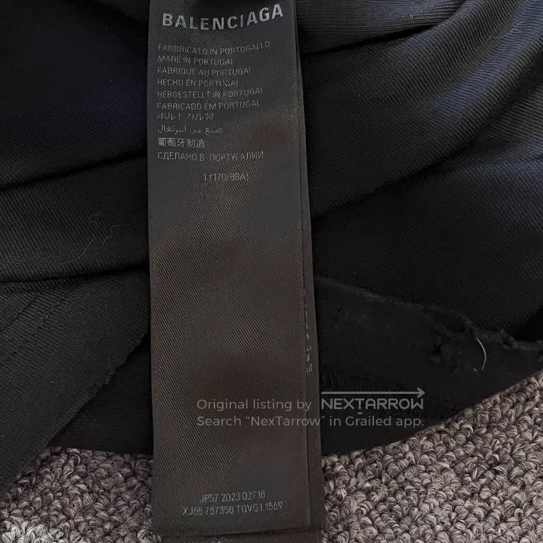 Balenciaga Balenciaga Logo Letter Print Round Neck Short Sleeve T-Shi Size US S / EU 44-46 / 1 - 5 Thumbnail