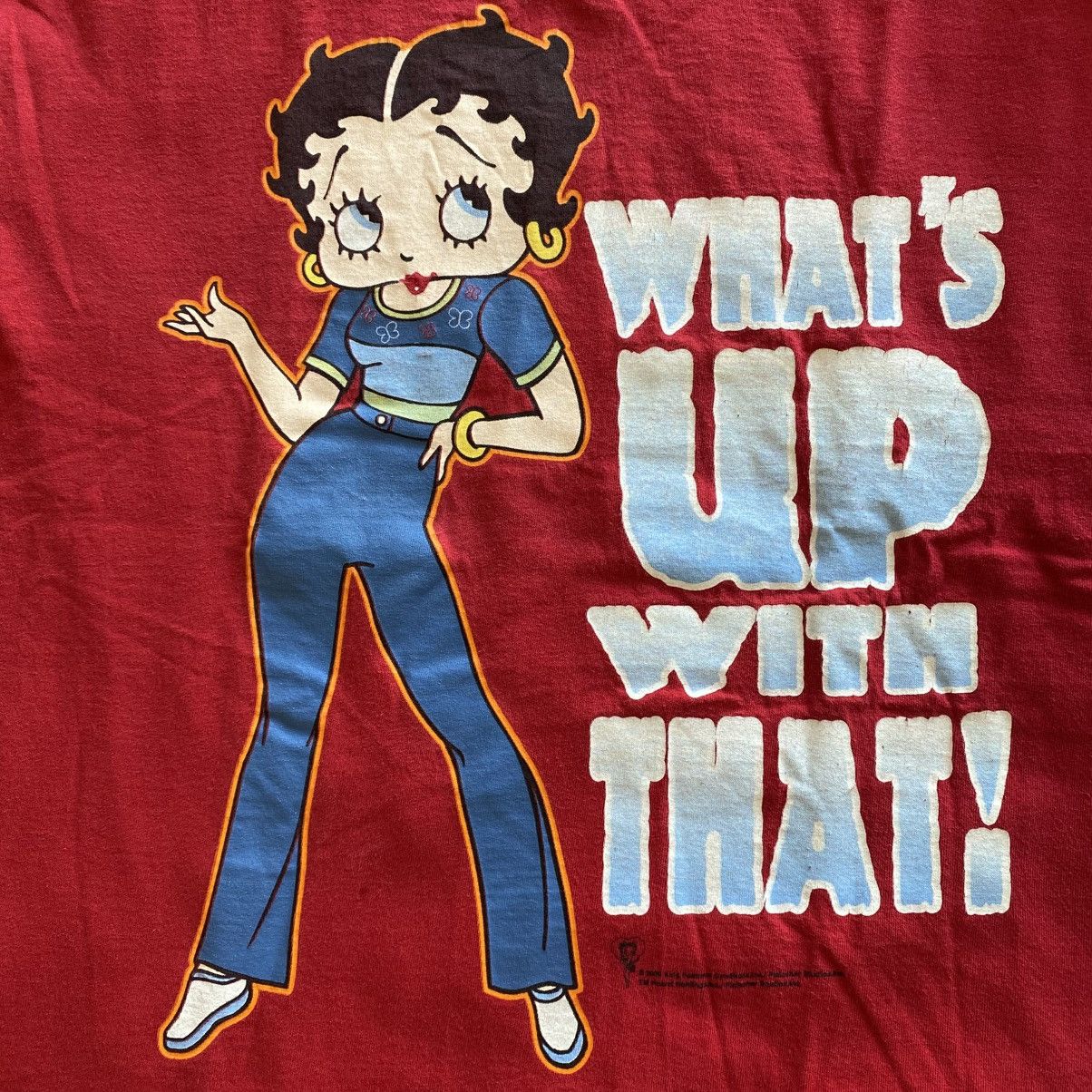 Vintage Vintage Betty Boop T-Shirt 2000 Spice Girl Cartoon Grunge Size US L / EU 52-54 / 3 - 4 Thumbnail