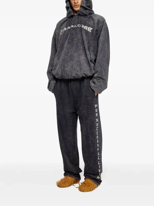 Diesel o1mle0426 S-Fishy Sweatshirt Hoodies in Gray Size US M / EU 48-50 / 2 - 1 Thumbnail
