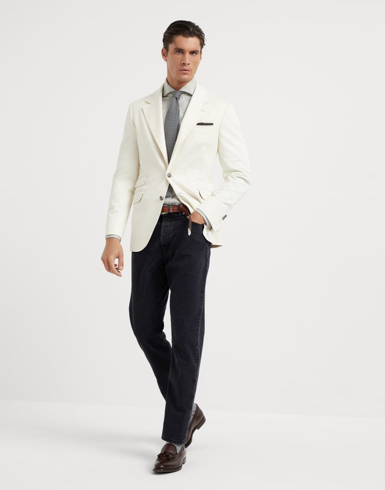 Brunello Cucinelli o1w1db10825 Shirt in Pearl Grey Size US S / EU 44-46 / 1 - 4 Thumbnail