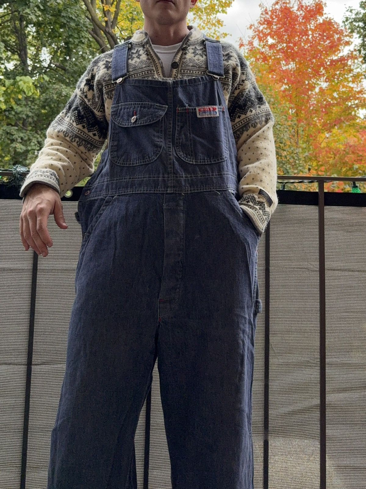 Other Rare vintage big b brotherhood overalls 1970’s Size US 38 / EU 54 - 1 Thumbnail