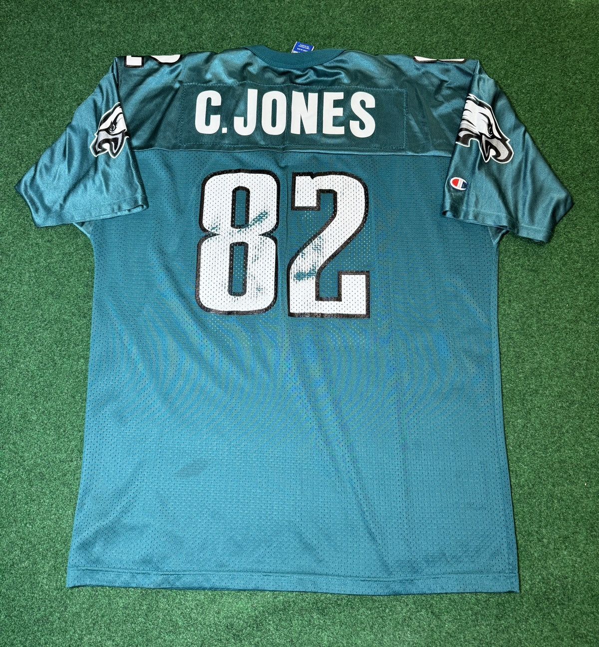 Champion × NFL × Vintage Vintage 90s Philadelphia Eagles NFL Champion XL Jones Jersey Size US XL / EU 56 / 4 - 2 Thumbnail