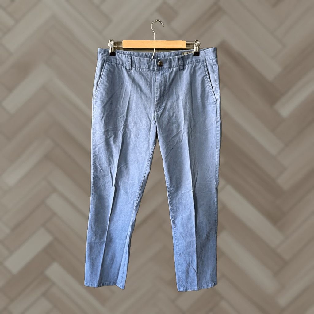 Bonobos Bonobos Mens Blue Chino Pants Size 35 x 32 Regular Buttress? Size US 35 - 1 Thumbnail