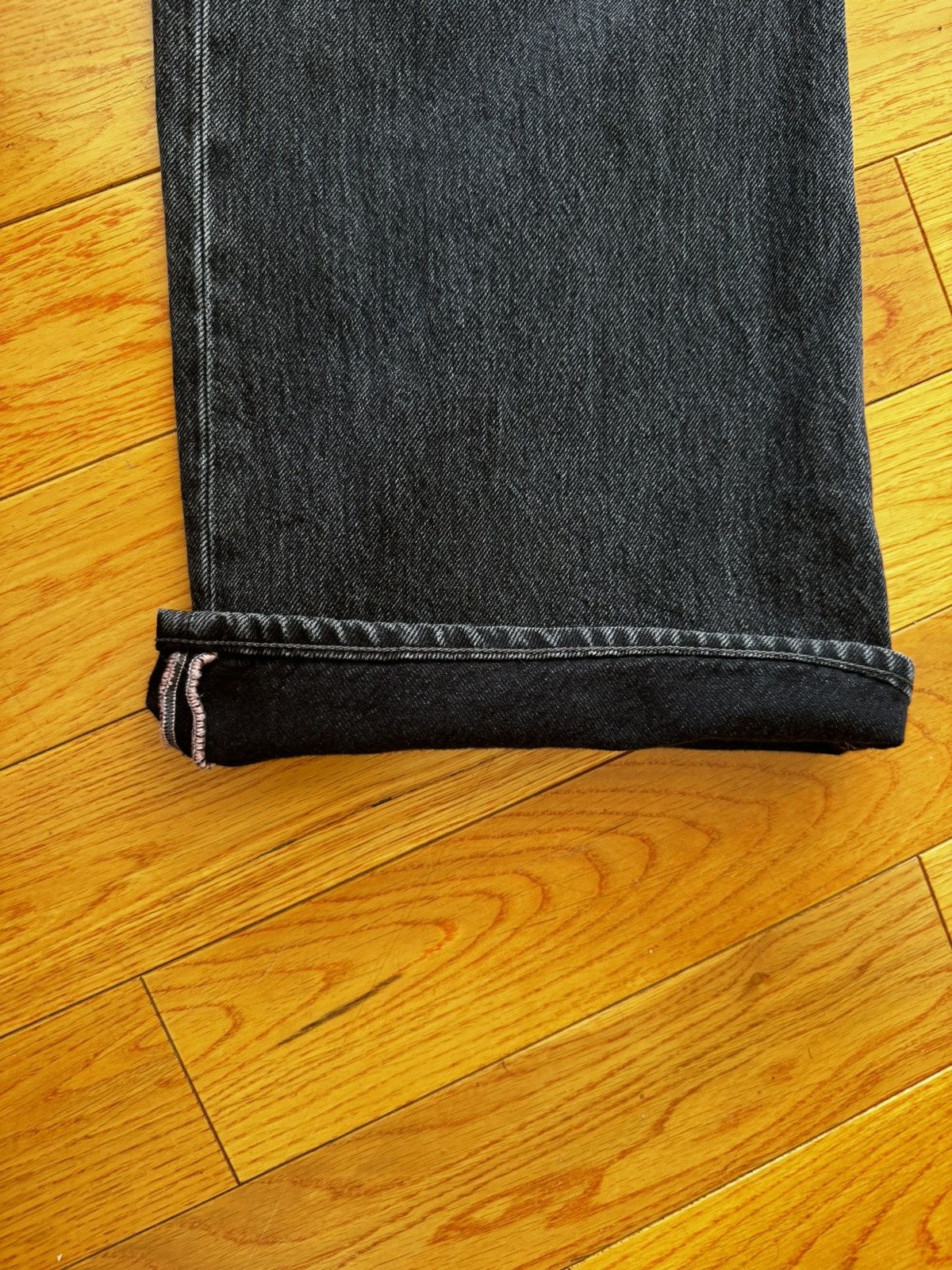 Acne Studios 2021M Jean Men Vintage Black 33/32 Size US 33 - 4 Thumbnail