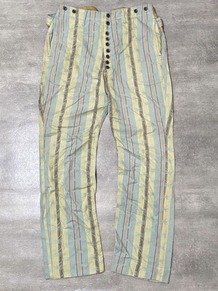 Kapital RARE Vintage Kapital Jacquard Palm Pants Size US 32 / EU 48 - 1 Thumbnail