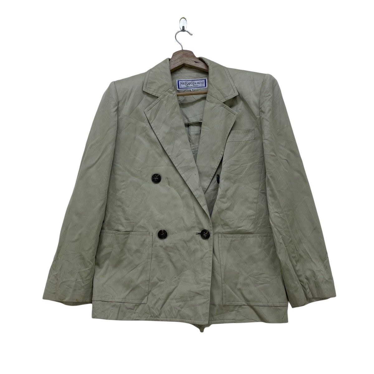Yves Saint Laurent 💥Yves Saint Laurent Double Collar Jacket Size M / US 6-8 / IT 42-44 - 1 Thumbnail