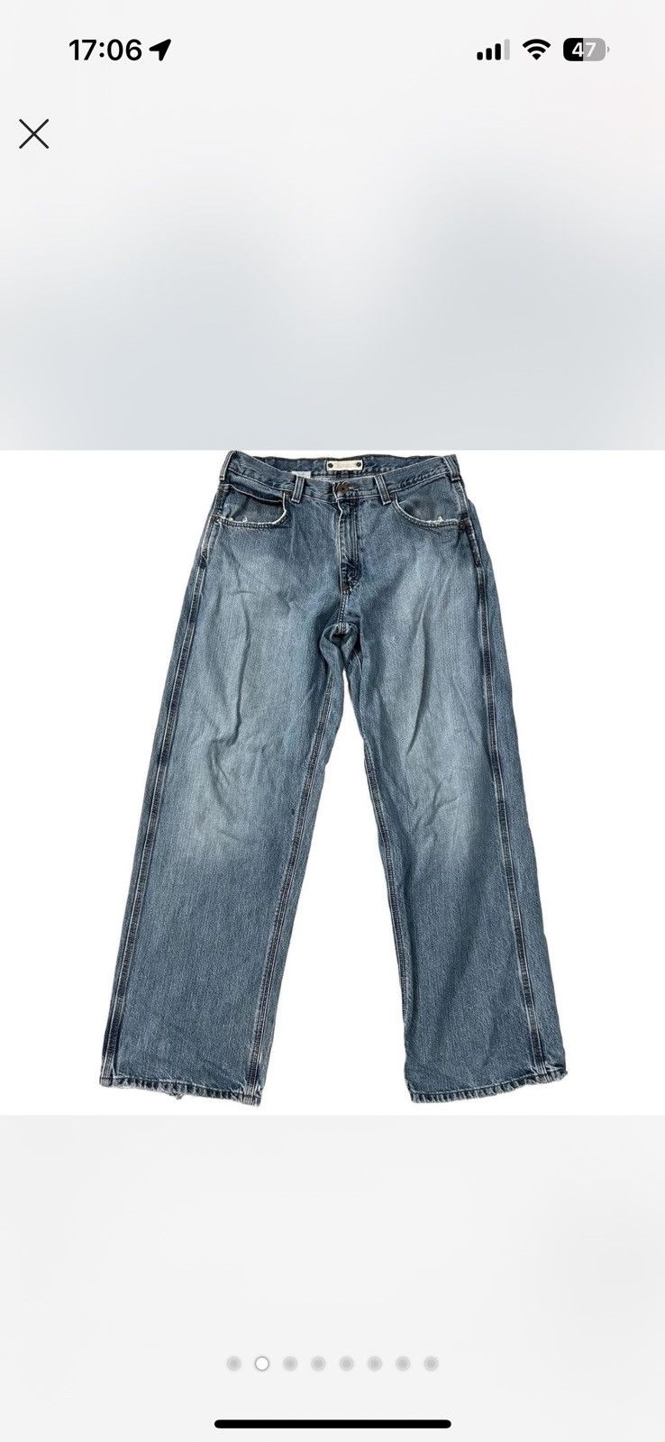Carhartt Baggy Vintage Carhartt Denim Jeans Size US 34 / EU 50 - 2 Thumbnail