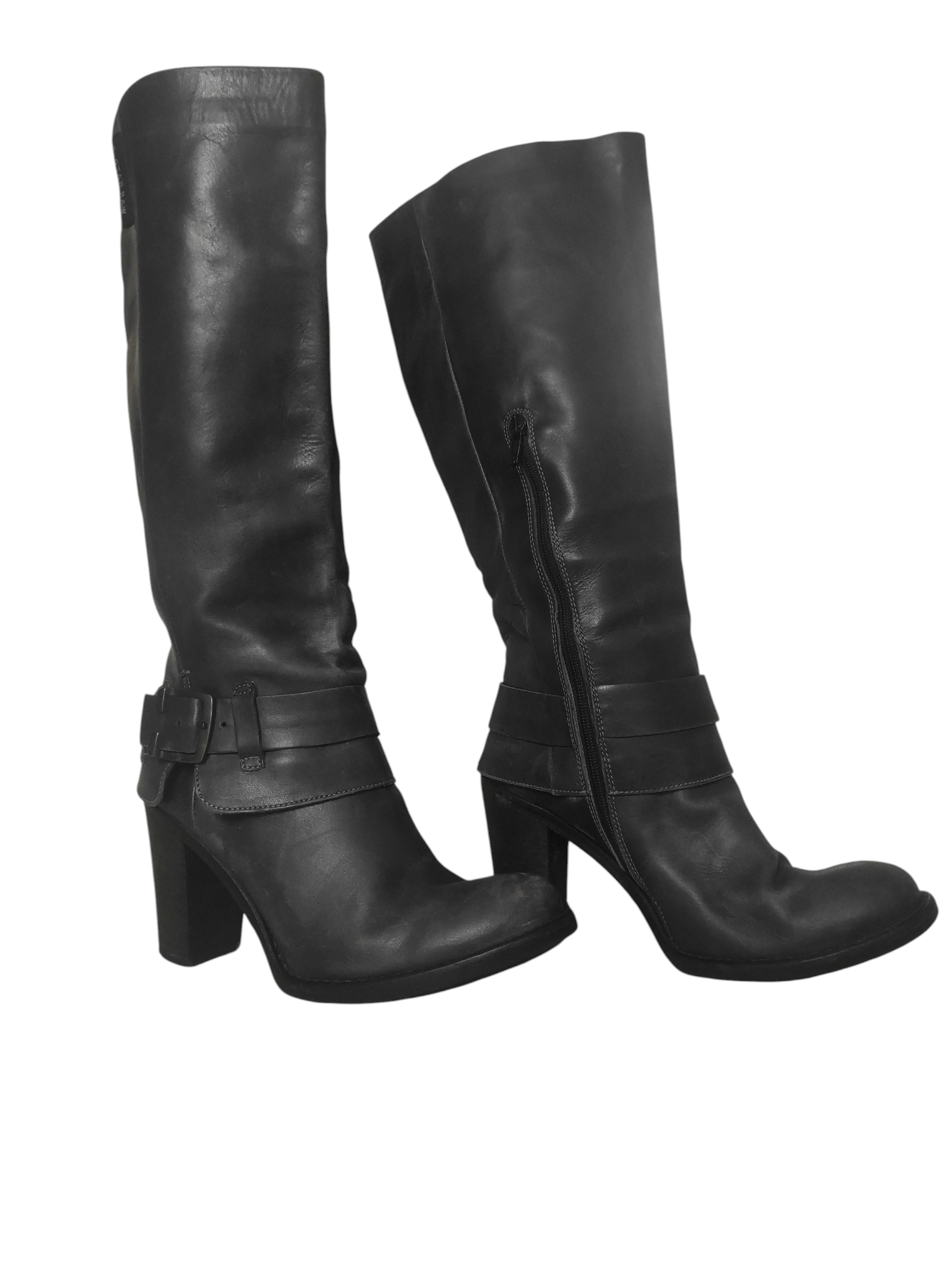 G-Star G Star Raw Footwear Leather Knee High Boot Made Italy Size US 6 / IT 36 - 22 Thumbnail