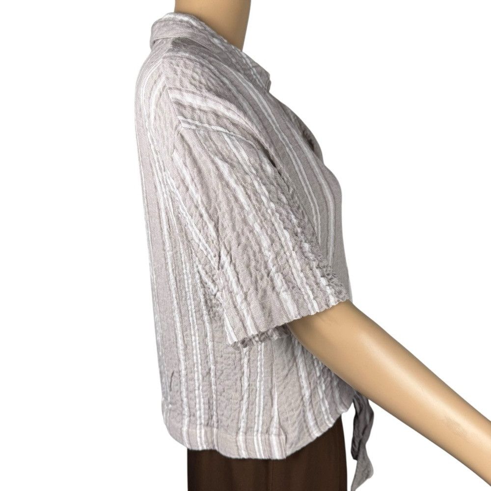 Other NWT New Jane and Delancey Textured Rayon Stripe Short Sleev Size S / US 4 / IT 40 - 3 Thumbnail