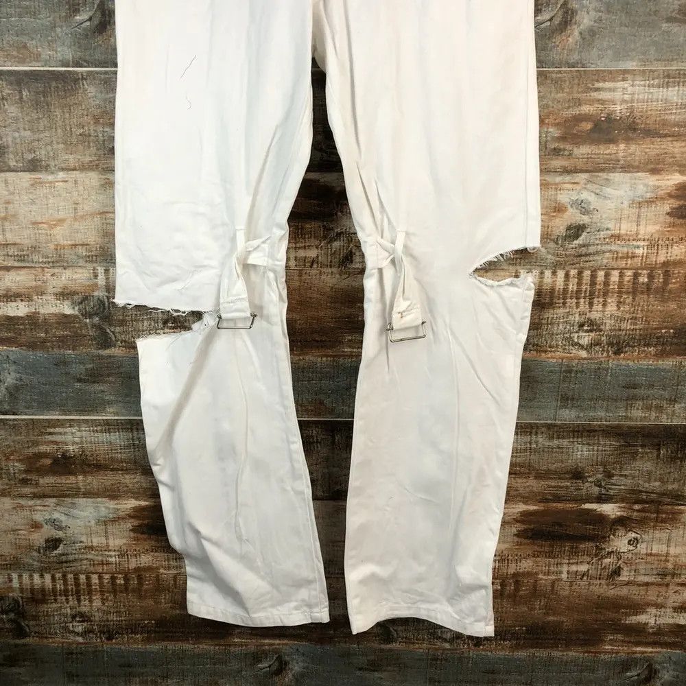 Japanese Brand D Super Lover Distressed ripped punk cargo Pants #A2485 Size US 28 / EU 44 - 17 Thumbnail