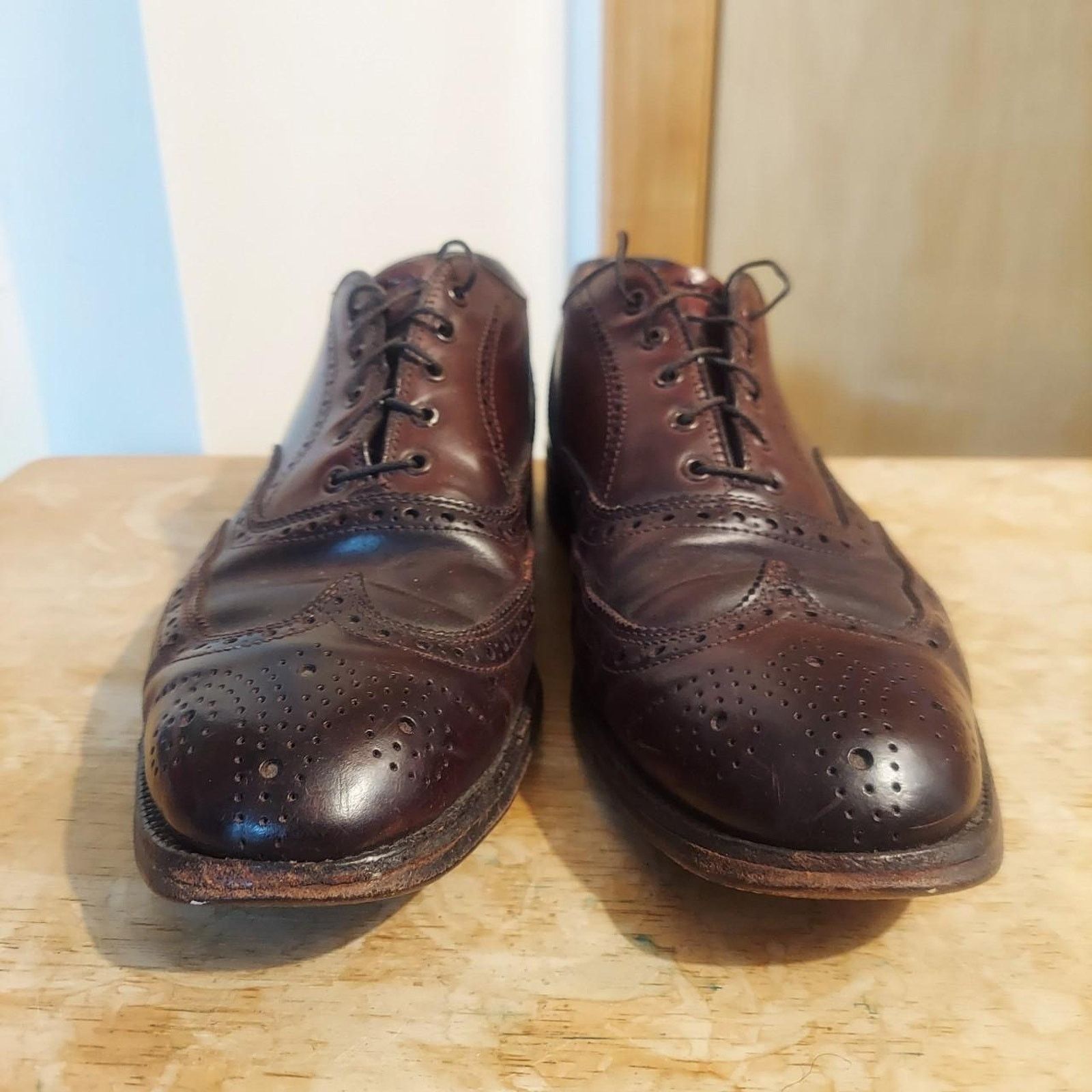 Brooks Brothers Alden Brooks Brothers A764 Men's US 8 D Leather Oxford Shoes Size US 8 / EU 41 - 4 Thumbnail