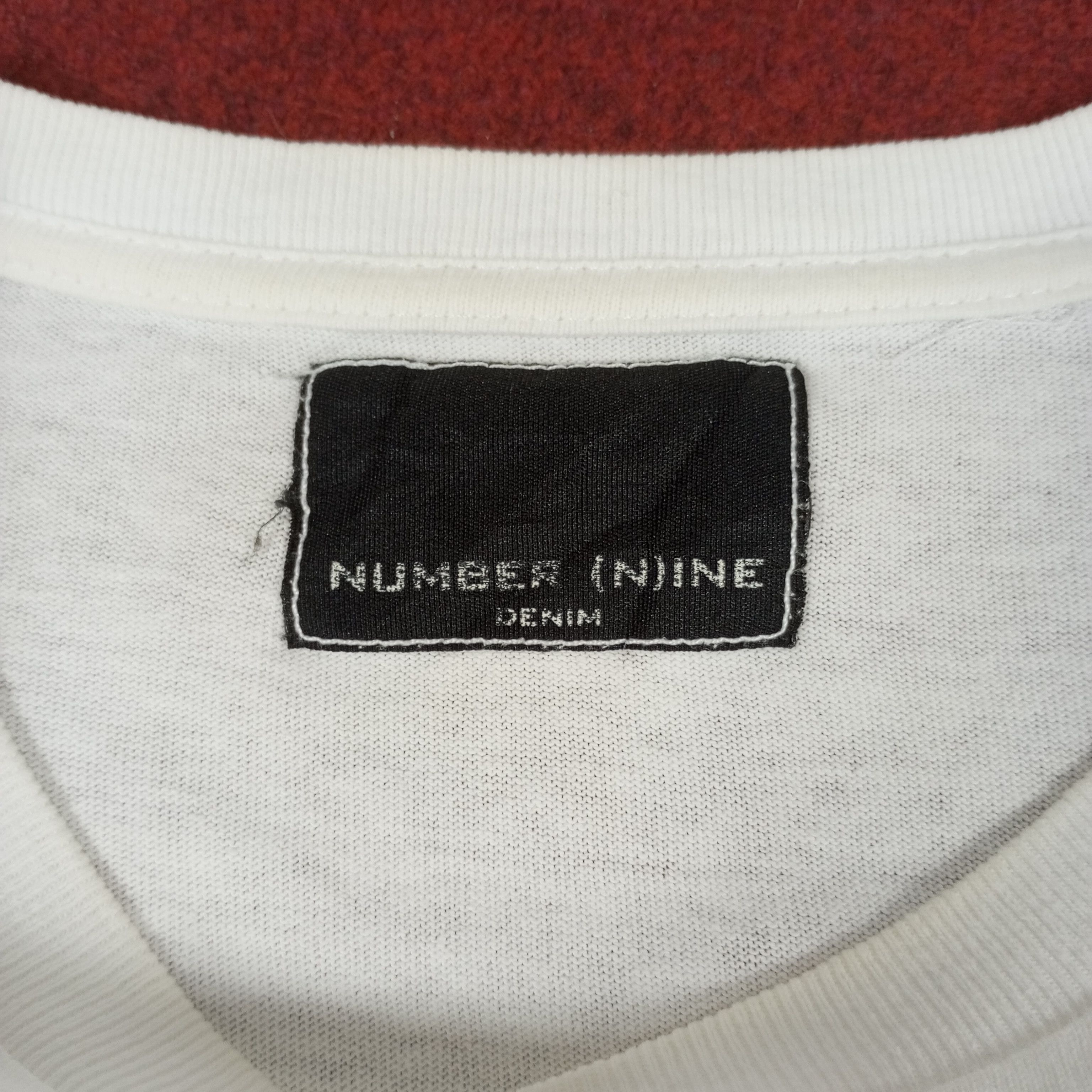 Japanese Brand × Number (N)ine × Vintage Number Nine Japanese Brand Burger Style Design Tshirt Size US L / EU 52-54 / 3 - 7 Thumbnail