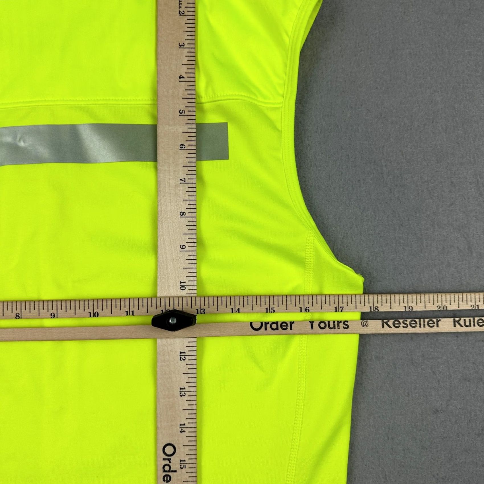 Nike Nike Vest Mens Small Volt Yellow Zip Windbreaker Thermal Reflective Running S Size US S / EU 44-46 / 1 - 6 Thumbnail
